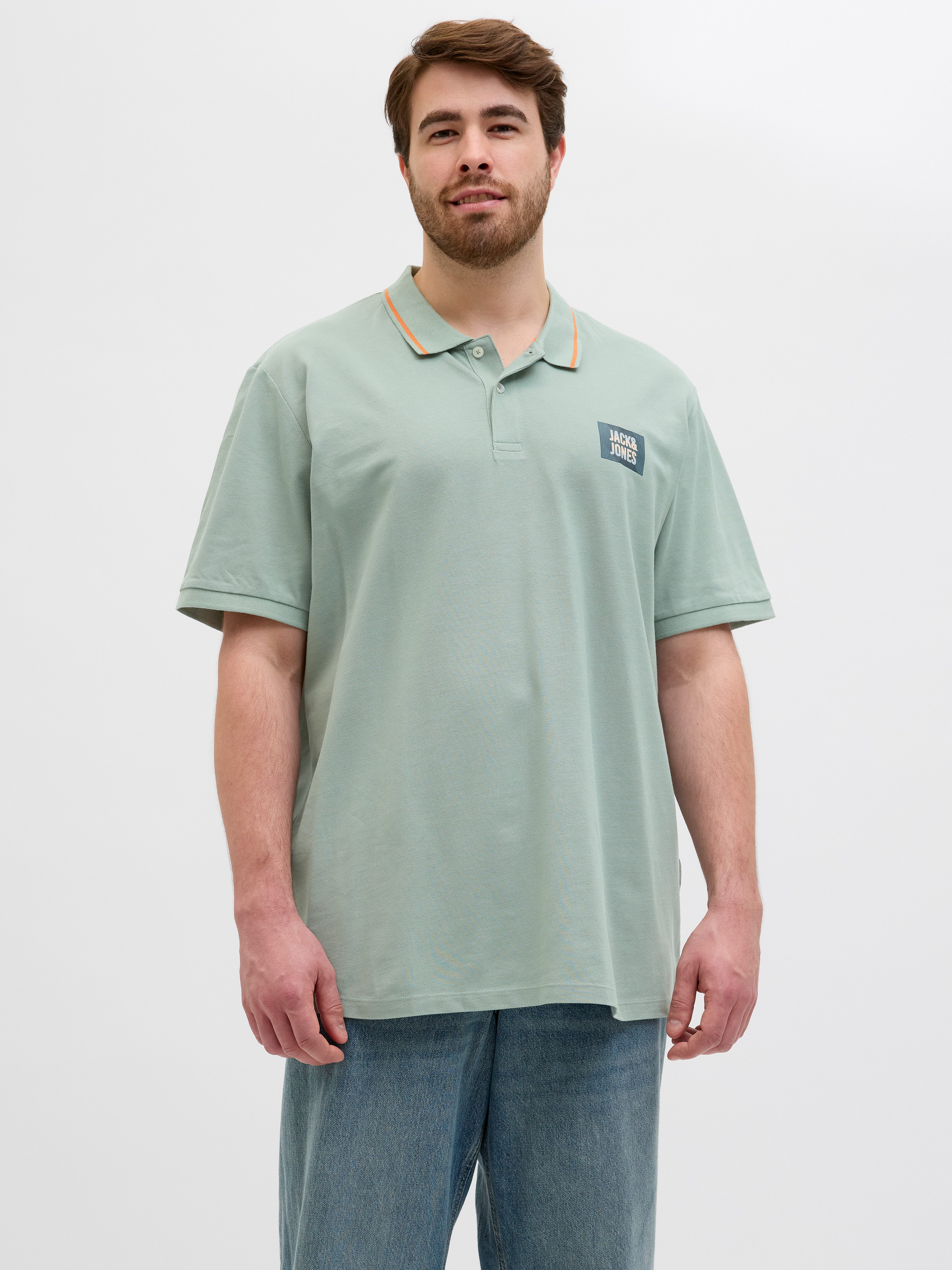 Jack & Jones PlusSize Poloshirt JJHUDSON günstig online kaufen