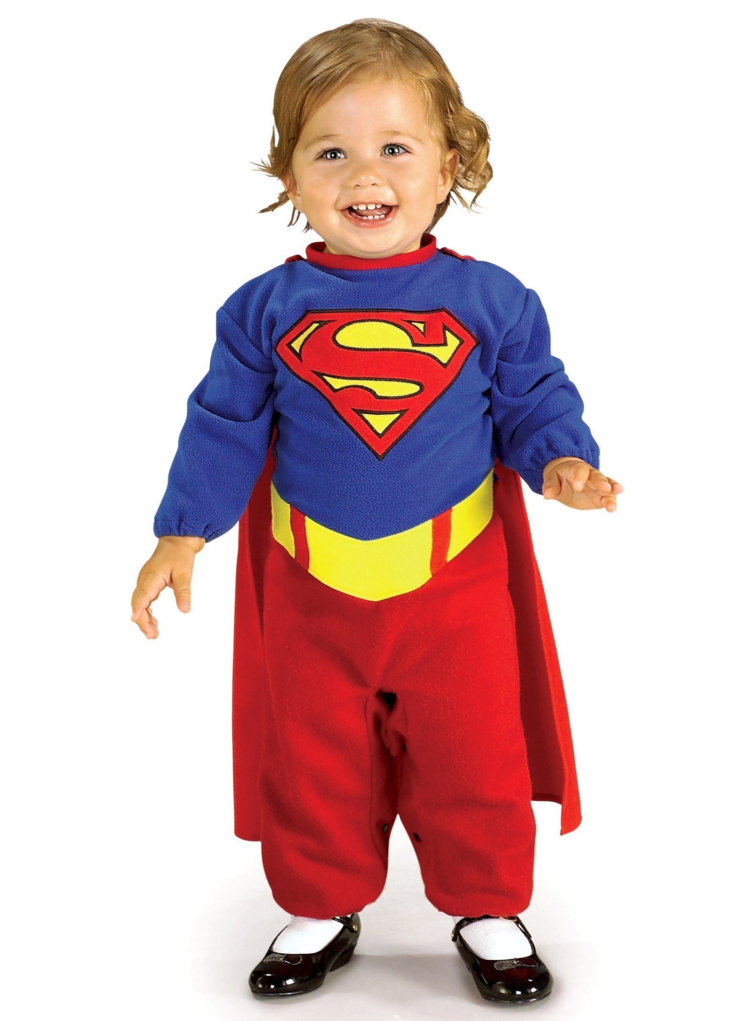 Supergirl Kostüm Für Kinder – Gr. S (3-4 Jahre), Mit Umhang, Offizielles DC-Lizenzprodukt