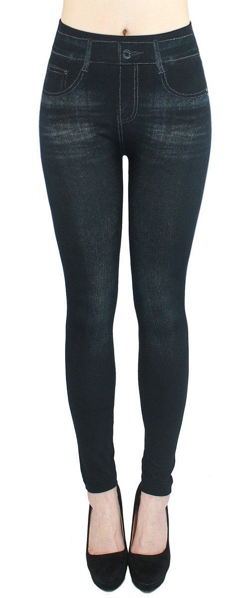 dy_mode Jeggings Damen Leggings in Jeans Optik Jeggings Jeansleggings High günstig online kaufen