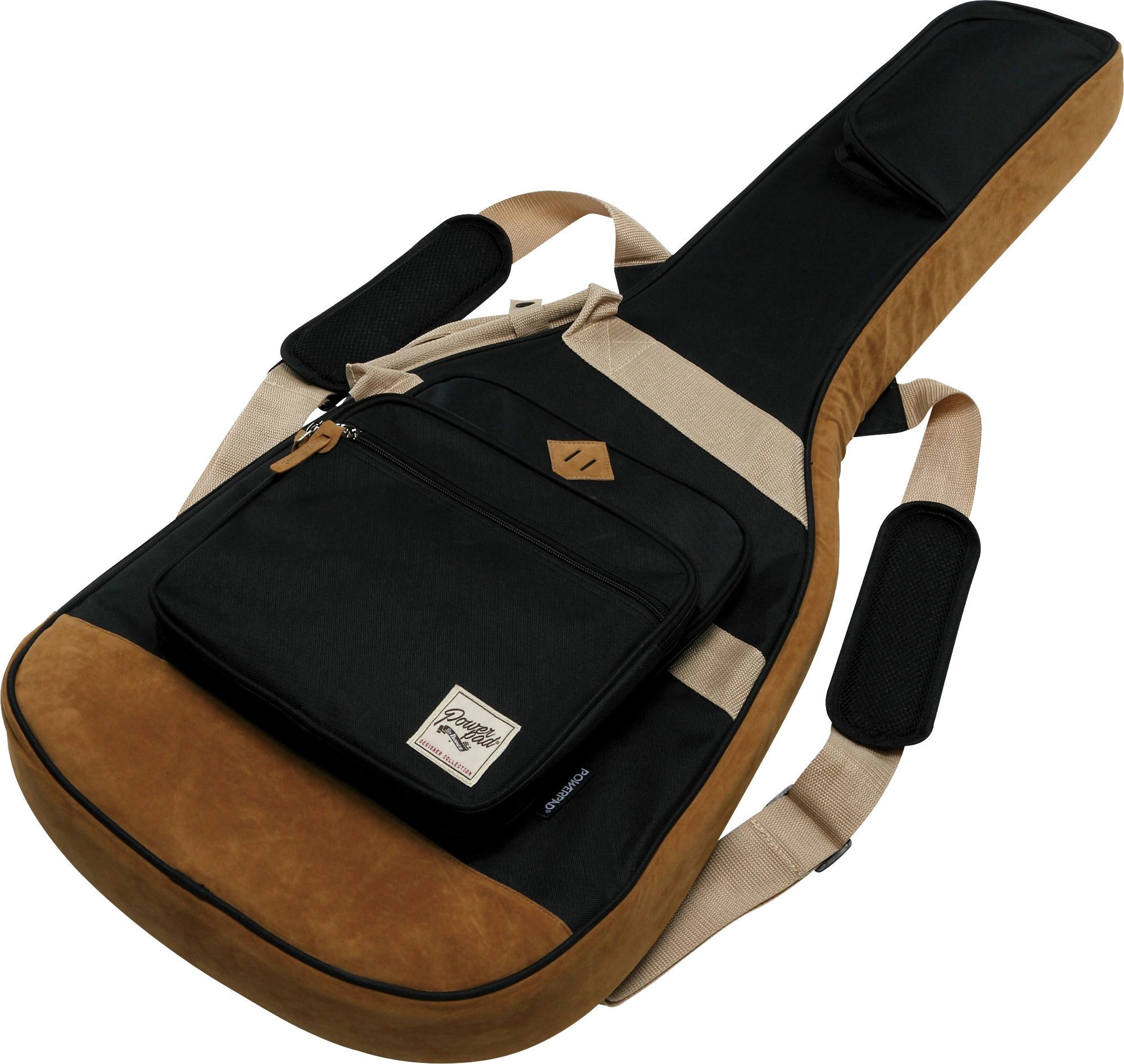 Ibanez Gitarrentasche IGB541-BK Powerpad Gigbag für E-Gitarre Black, gepolsterter Boden & Seitenwände in Wildleder-Optik