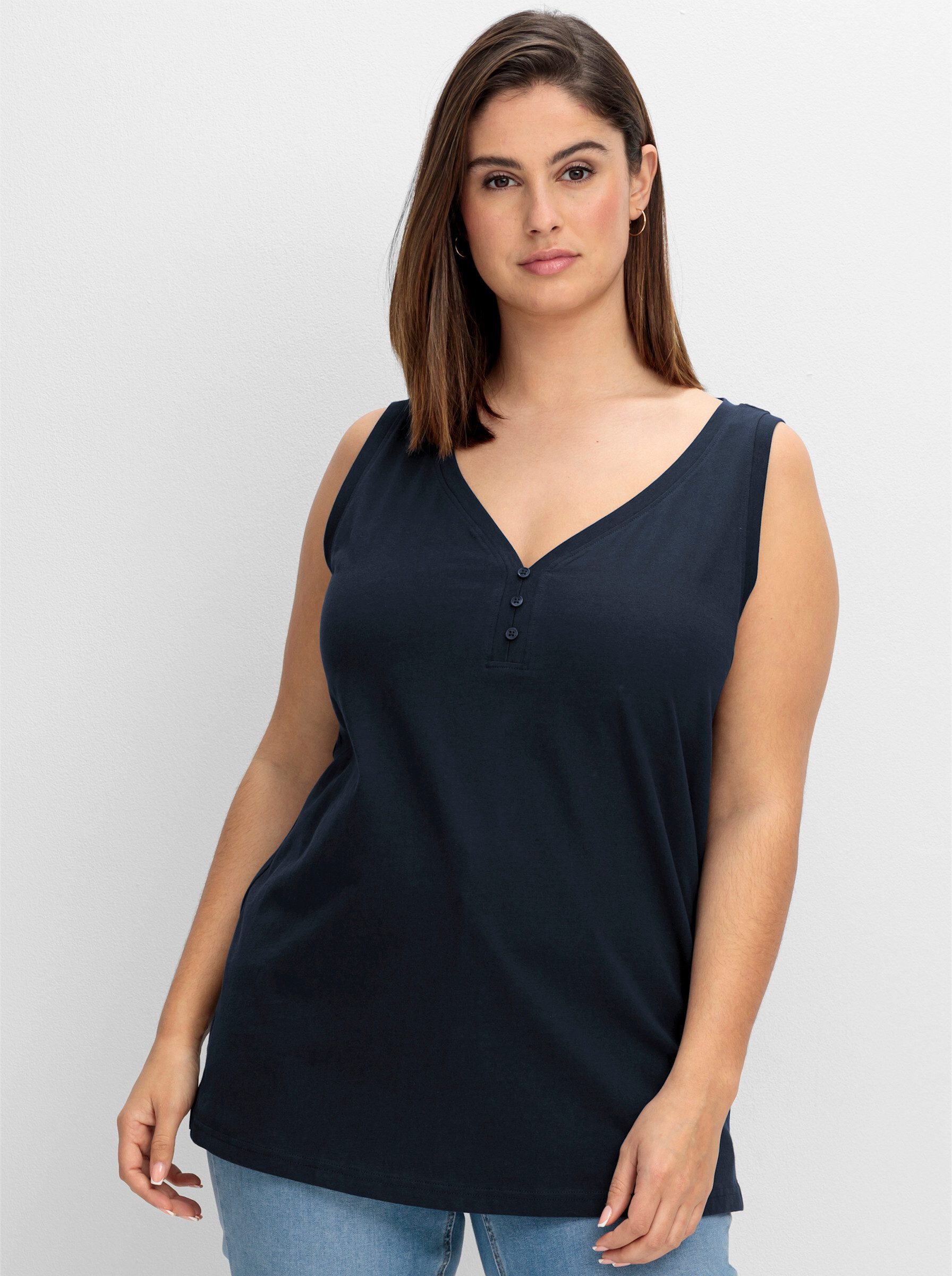 Sheego Shirttop Tanktop . günstig online kaufen