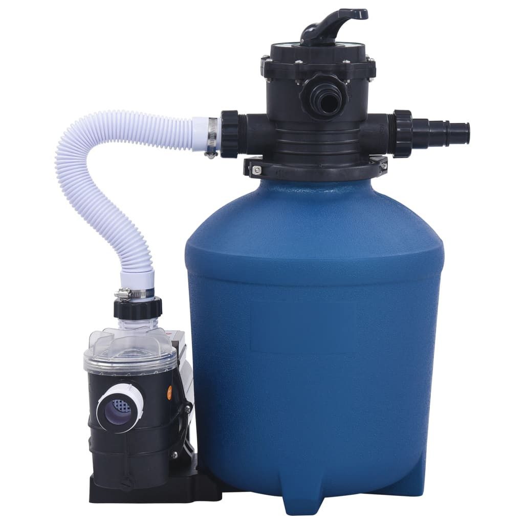 vidaXL Sandfilteranlage, Sandfilteranlage mit Zeitschaltuhr 530 W 10980 L/h