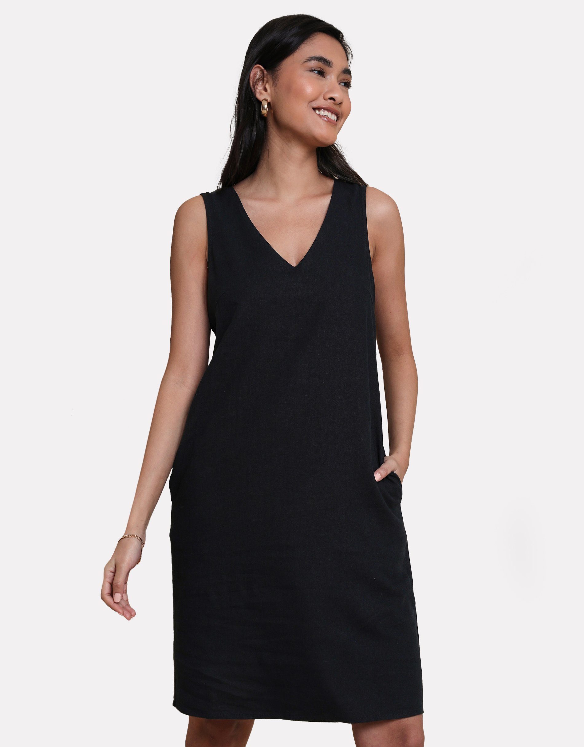 Verkaufsanzeige Threadbare Sommerkleid THB Peggy schwarz - V Black
