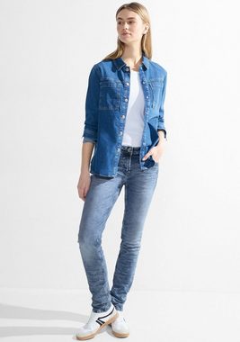 Cecil Slim-fit-Jeans in Used-Optik