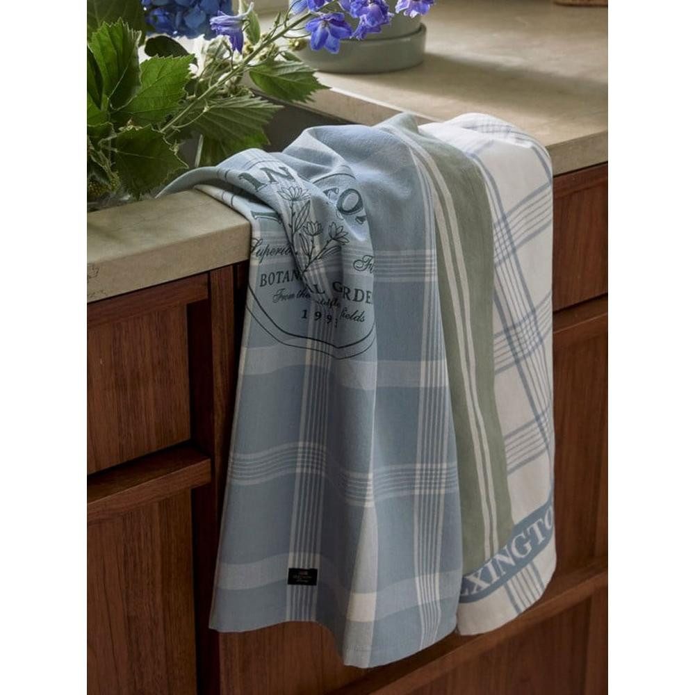 Lexington Geschirrtuch LEXINGTON Geschirrtuch Botanical Checked (50x70cm)