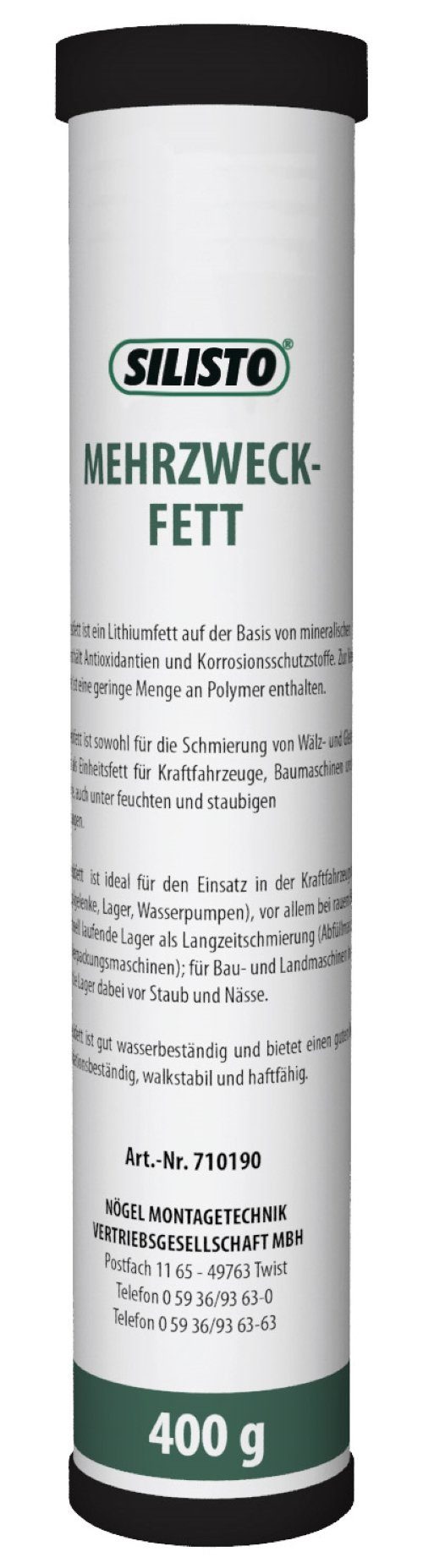 Schmierfett Mehrzweckfett Universalfett -30°C bis +120°C 400g