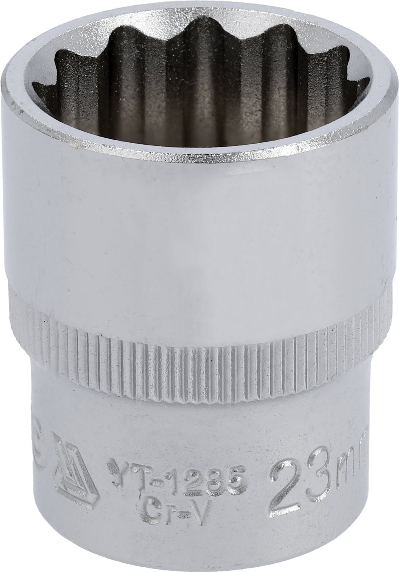 Yato Stecknuss Nasadka 23mm 1/2" 12-kąt. cv krótka, Stecknuss 23 mm 1/2" 12-kant kurz, Stecknuss 23 mm 1/2" 12-kant kurz