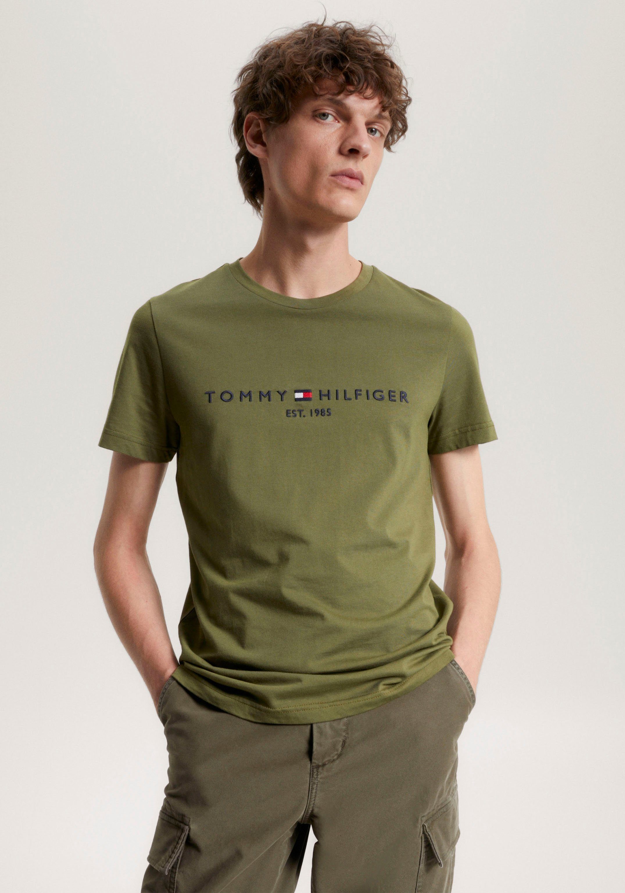 Tommy Hilfiger T-Shirt TOMMY LOGO TEE putting green