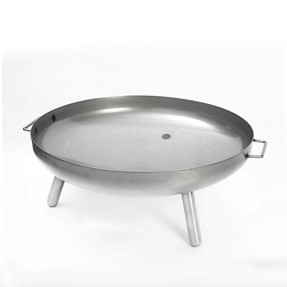 Czaja Feuerstelle Feuerschale aus Edelstahl 80 cm Berlin - mit Wasserablauf günstig online kaufen