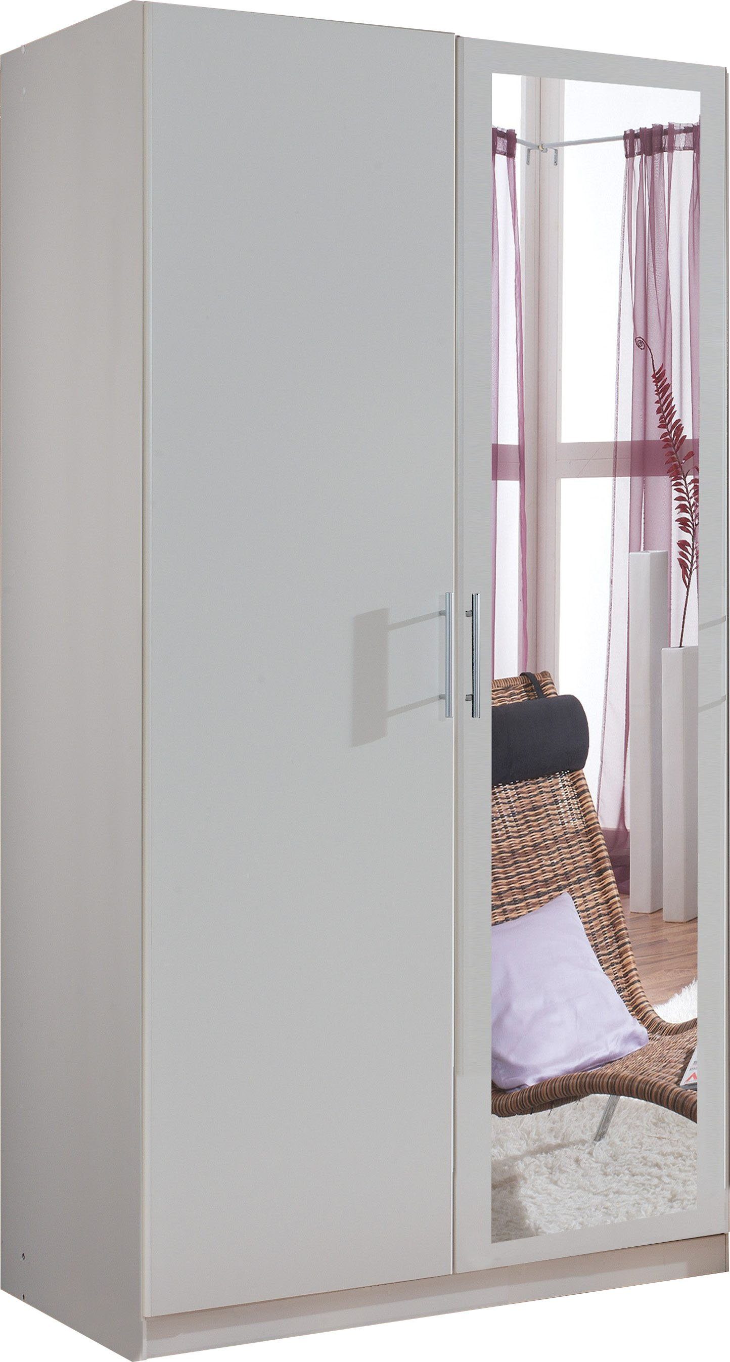 Wimex Kleiderschrank Cliff Schlafzimmerschrank Garderobe Schrank Bestseller Mit Ganzkörperspiegel ideal für jeden Raum