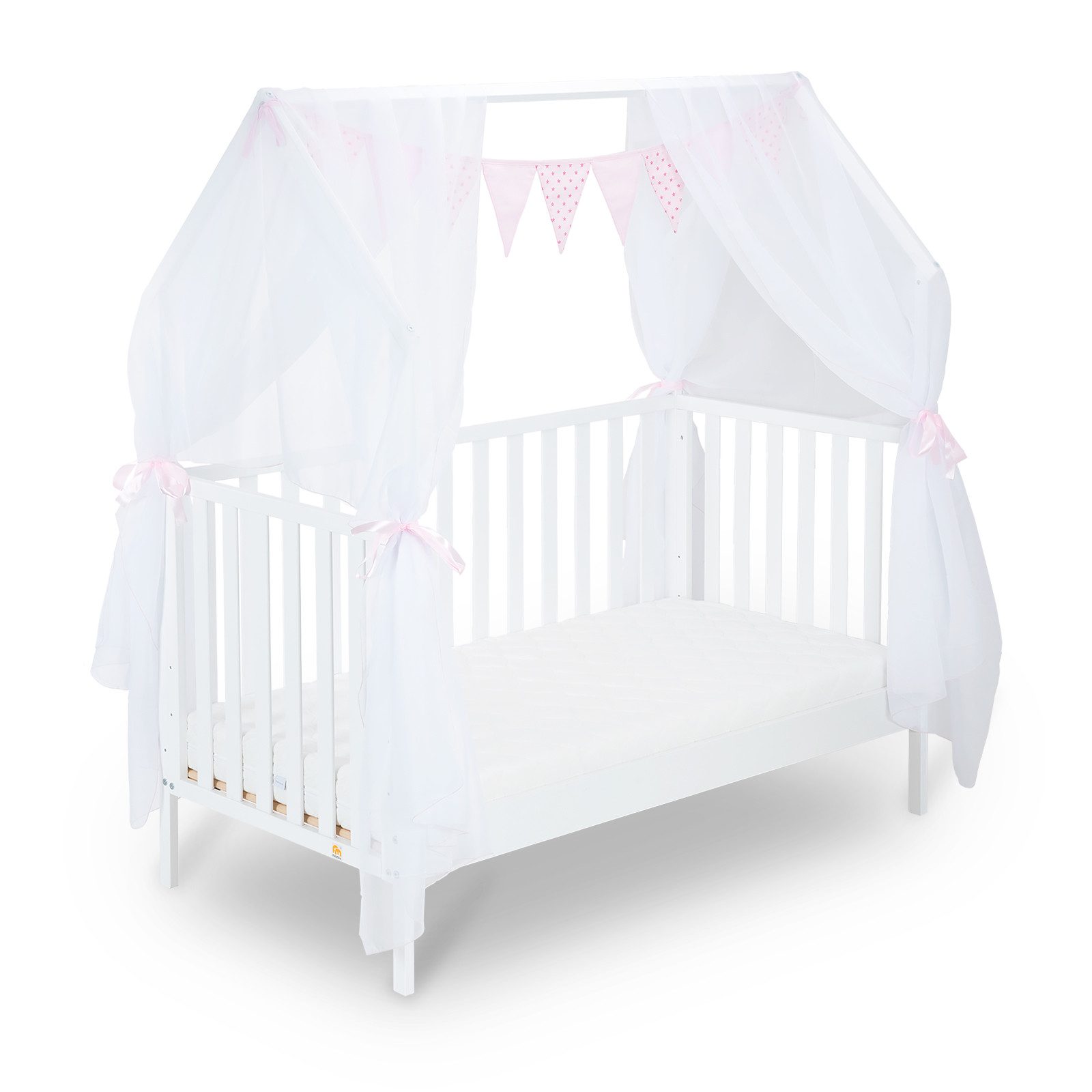 FabiMax Kinderbett Hausbett Schlafmütze 140 x 70 cm Liegefläche, weiß lacki günstig online kaufen