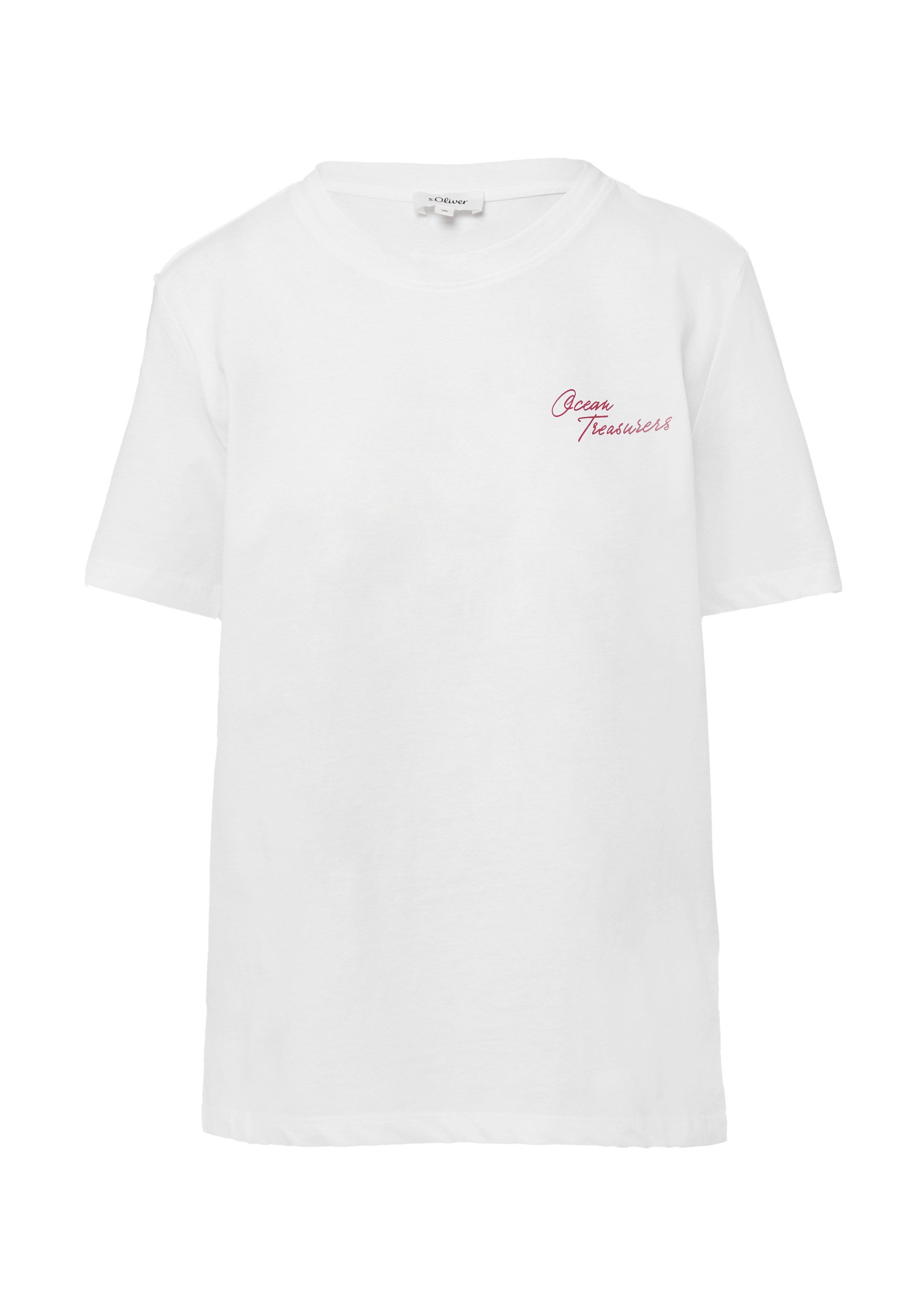 s.Oliver Kurzarmshirt T-Shirt (1-tlg) günstig online kaufen