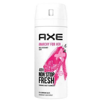 axe Deo-Set Bodyspray Anarchy for Her Deo Deospray ohne Aluminiumsalze 8x150ml