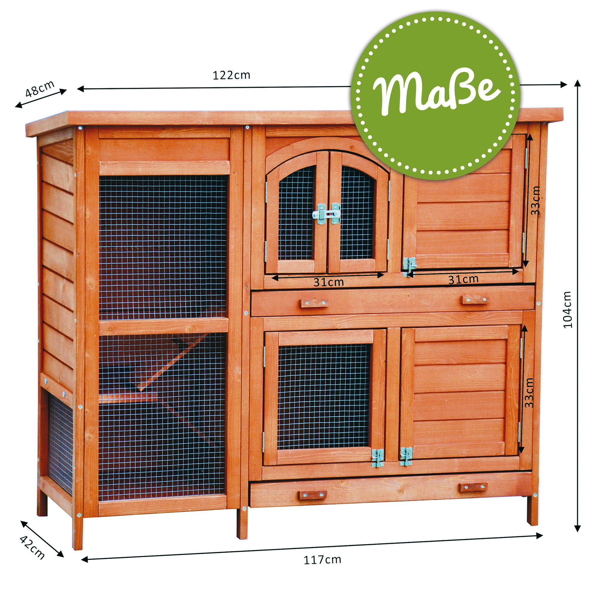 Zooprinz Kleintierstall Krümmel auf Holzfüßen 2 günstig online kaufen