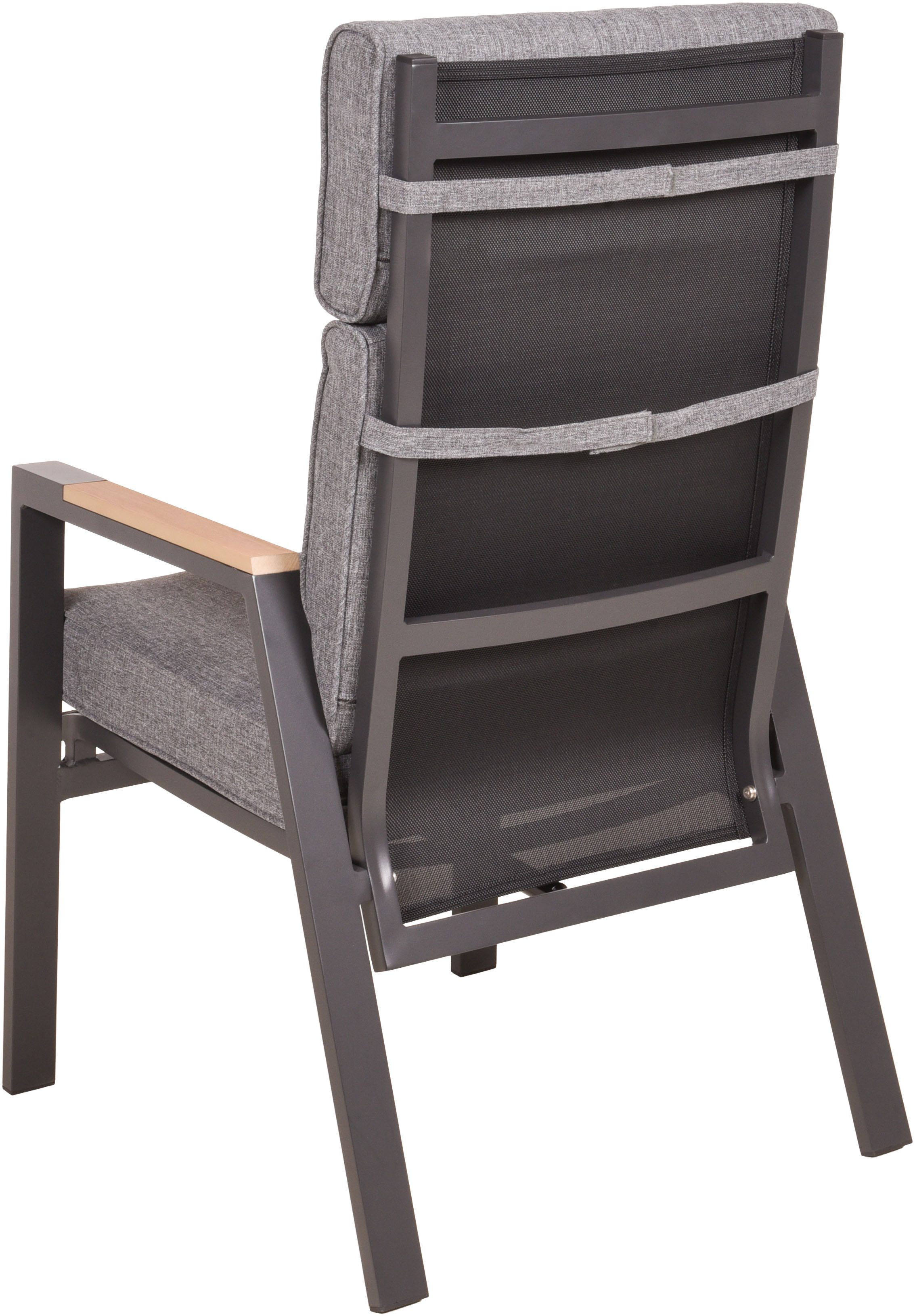 Garden Pleasure Stapelstuhl BARLETTA (Set, 1 St), Rückenlehne verstellbar