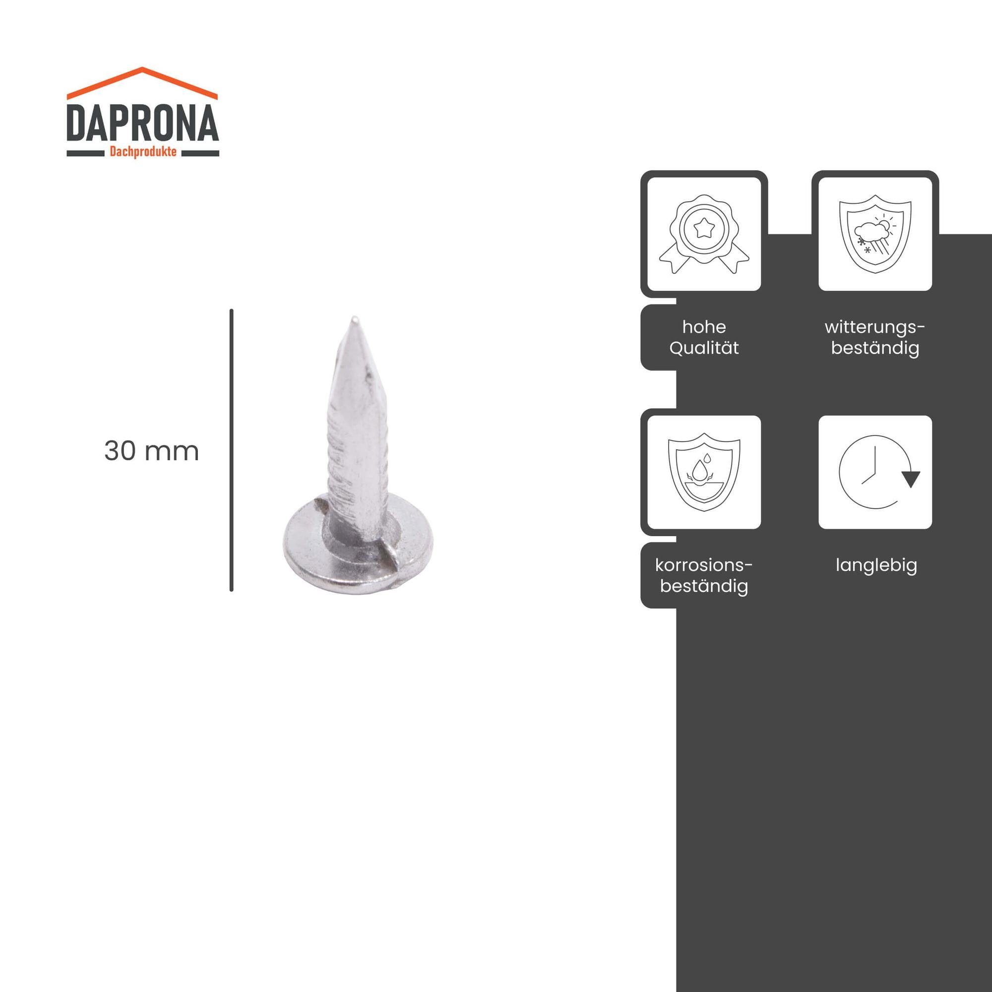 DAPRONA Dachschindeln Dachpappennägel, Dachpappstift, Pappnägel 30mm günstig online kaufen