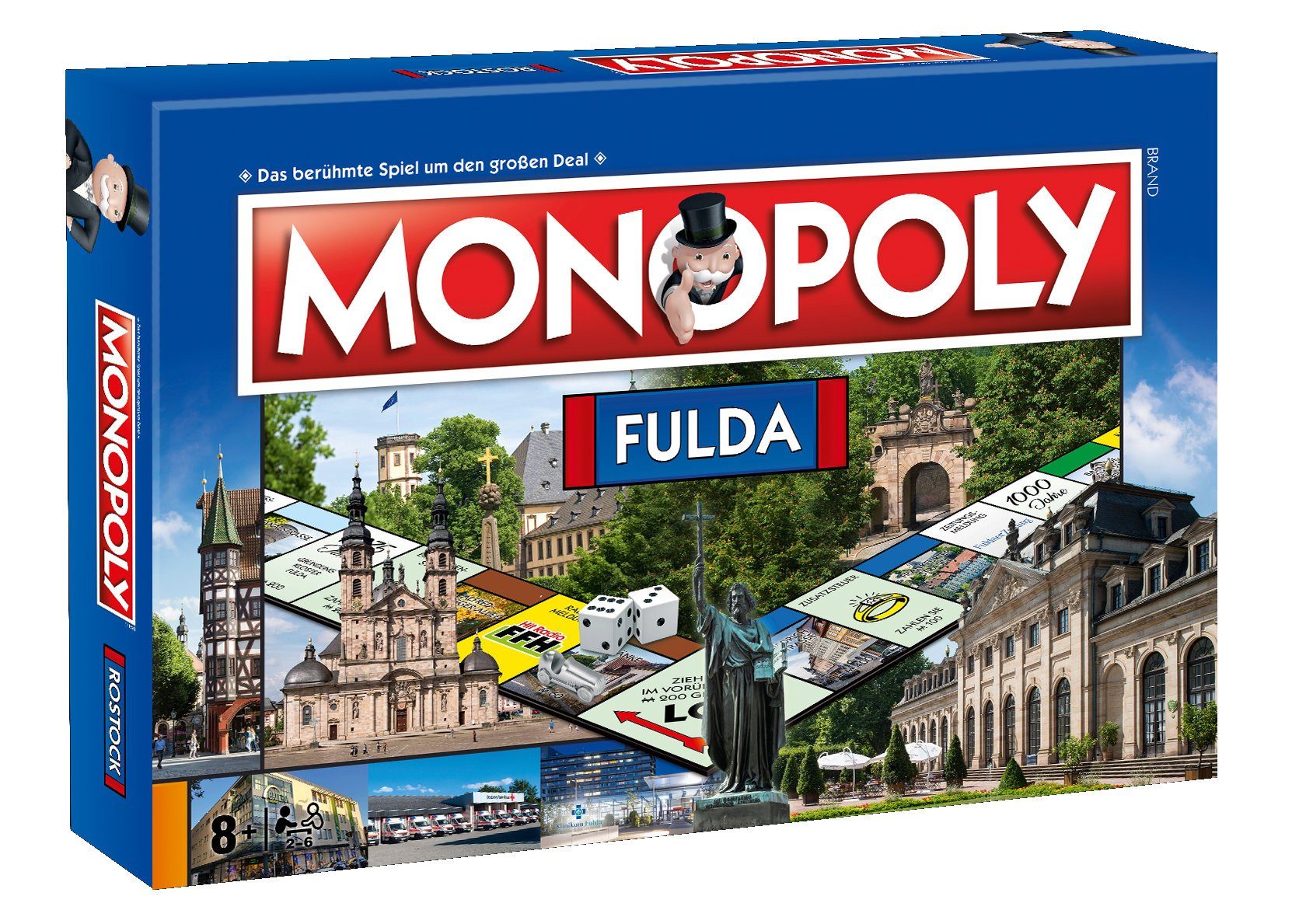 Winning Moves Spiel, Brettspiel Monopoly Fulda