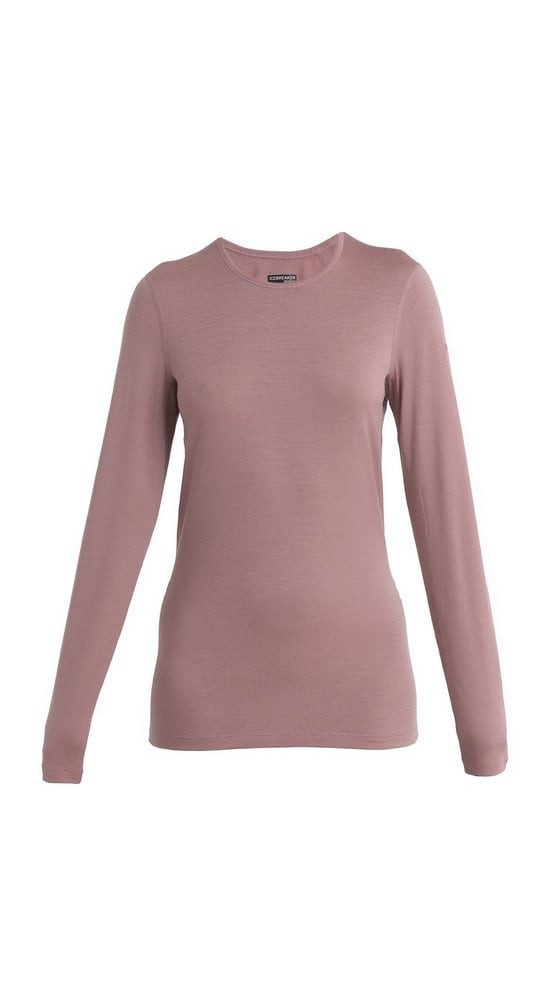 Icebreaker Langarmshirt Unterwäsche 200 Oasis LS Crewe - Merinowolle, enganliegend