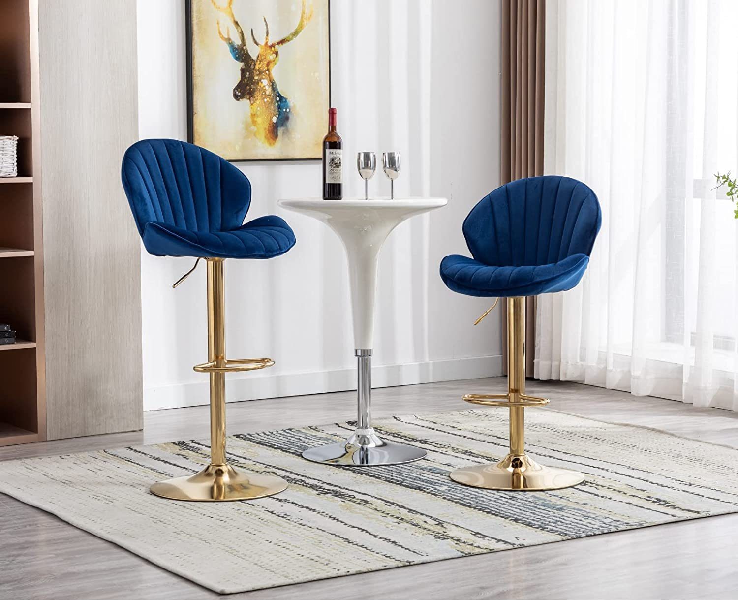 WAHSON OFFICE CHAIRS Barhocker 2er Set günstig online kaufen