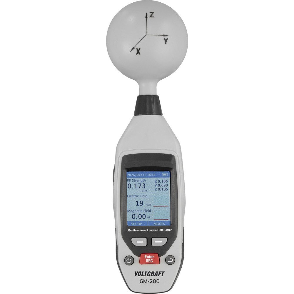 VOLTCRAFT Strommessgerät VOLTCRAFT GM-200 Niederfrequenz (NF)-Elektrosmogmessgerät