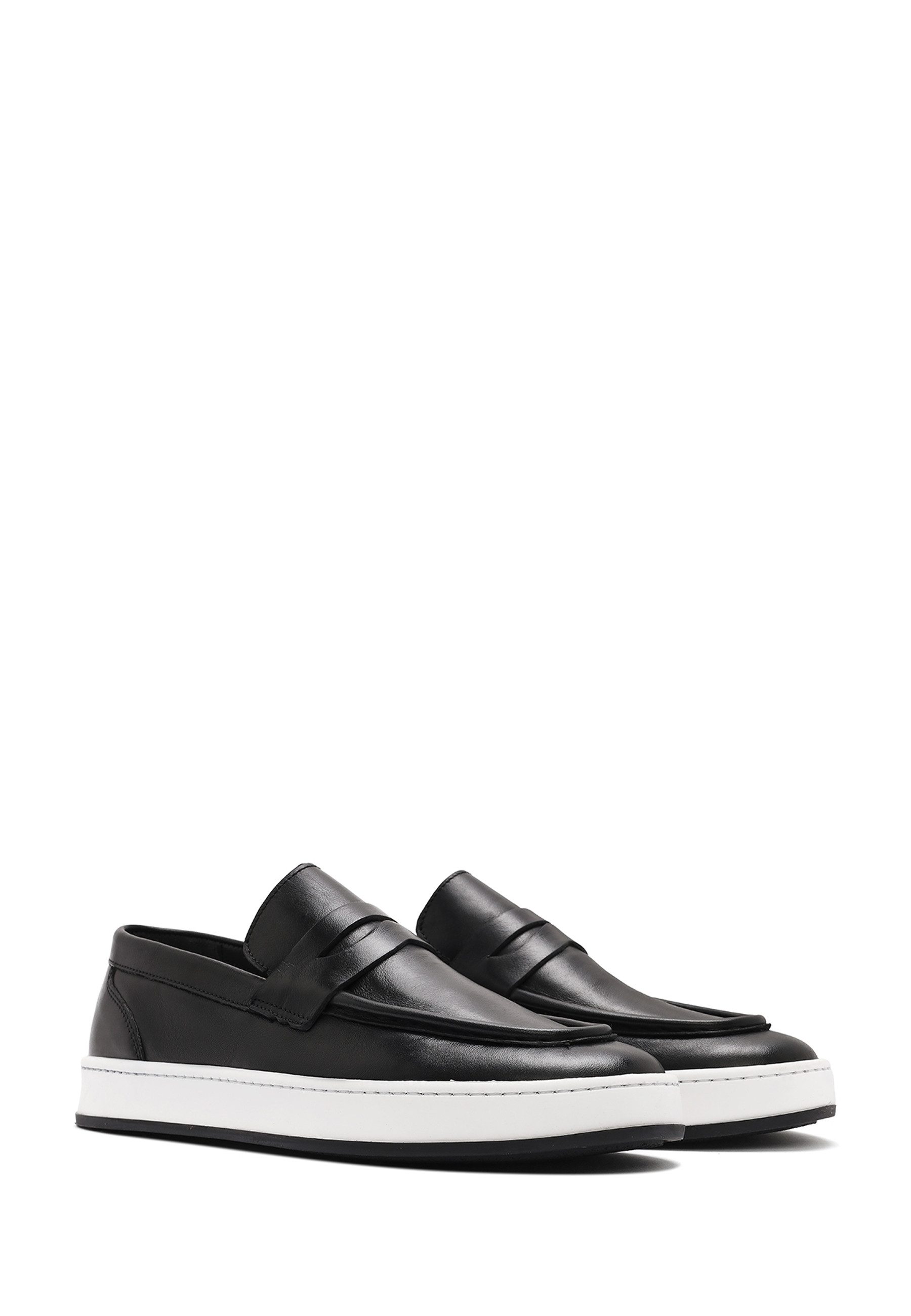 Derimod Lässige Loafer aus Leder Loafer Echtleder, Lederfutter, EVA-Sohle, Slip-On, Penny-Riemen