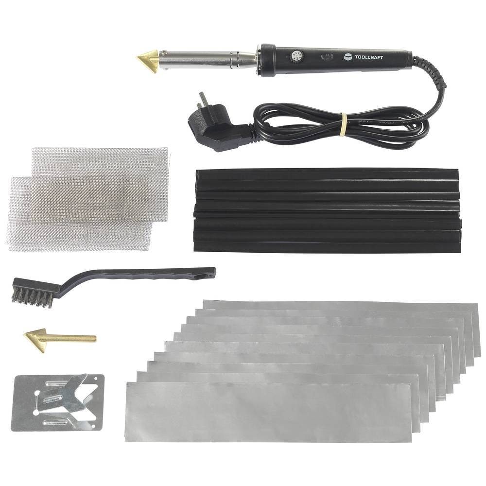 TOOLCRAFT Lötkolben Lötkolben Kunststoff-Reparaturset TO-8698509, inkl. Lötspitze
