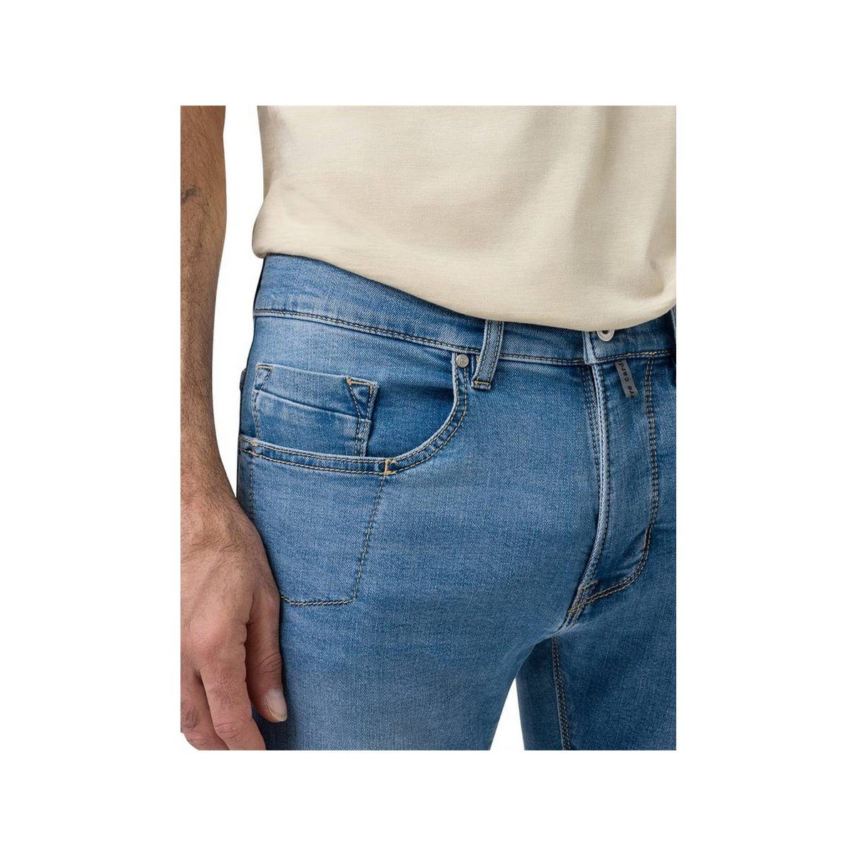 Pierre Cardin uni (1-tlg) 5-Pocket-Jeans