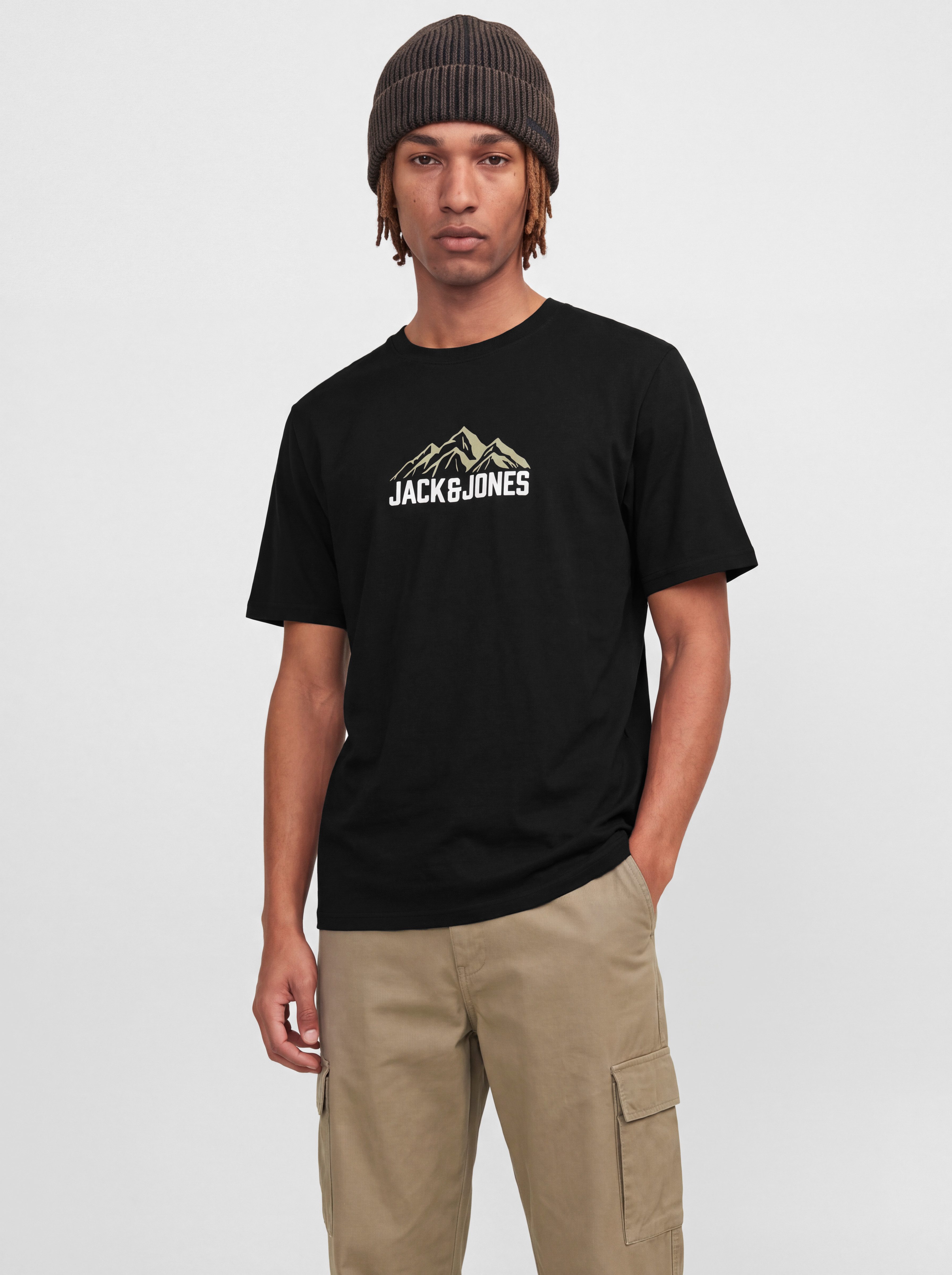 Jack & Jones T-Shirt JJROCHE TEE SS CREW NECK Baumwolle, regular fit – Bild 2 von 5
