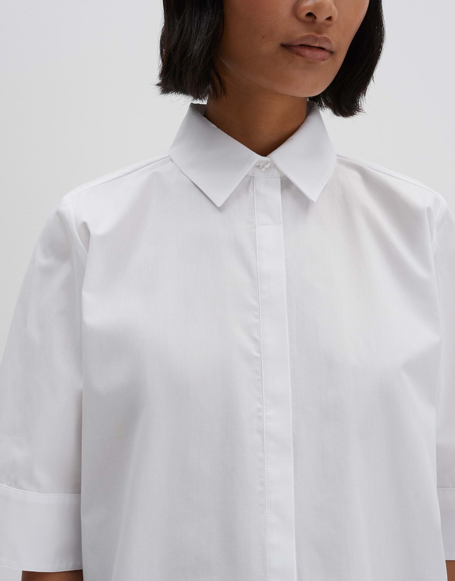 someday Hemdbluse ZARBA BUTTON UP Regular aus Baumwollpopeline
