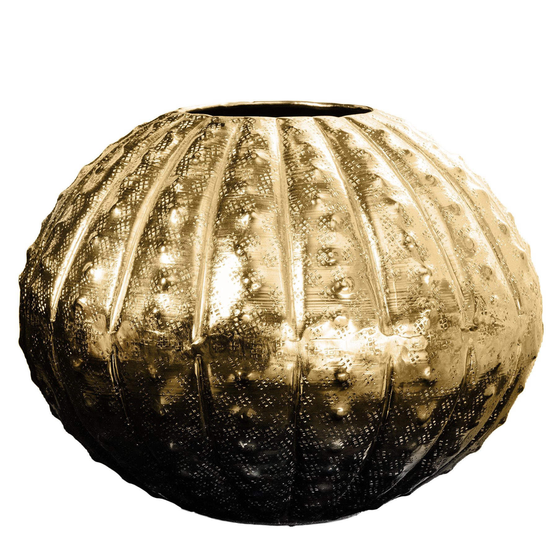 riess-ambiente Dekovase ABSTRACT 30cm gold (Einzelartikel, günstig online kaufen