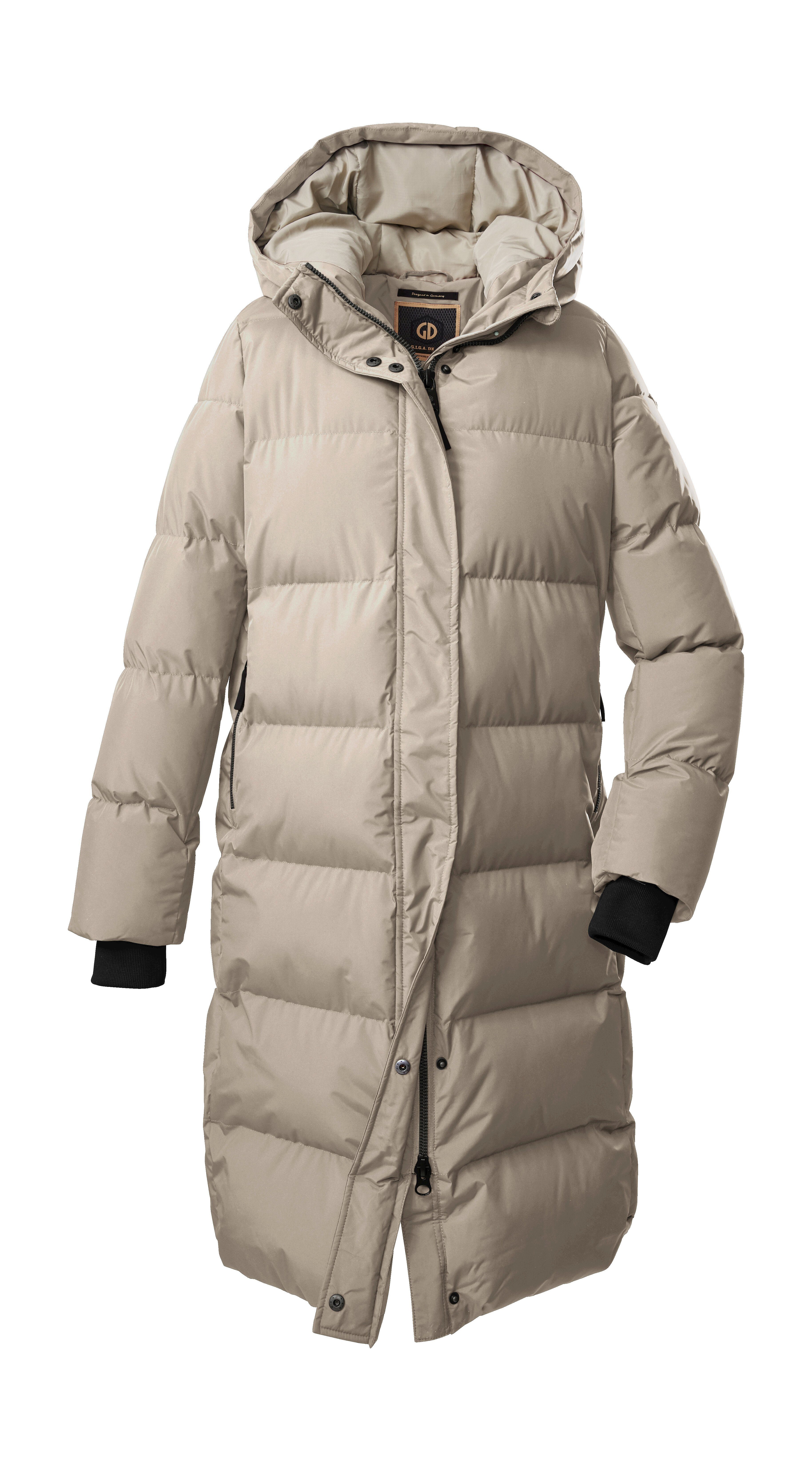 Veste Matelassée Femme Style Doudoune - Capuche Amovible - Imperméable 8000 Mm - Matériaux Recyclés