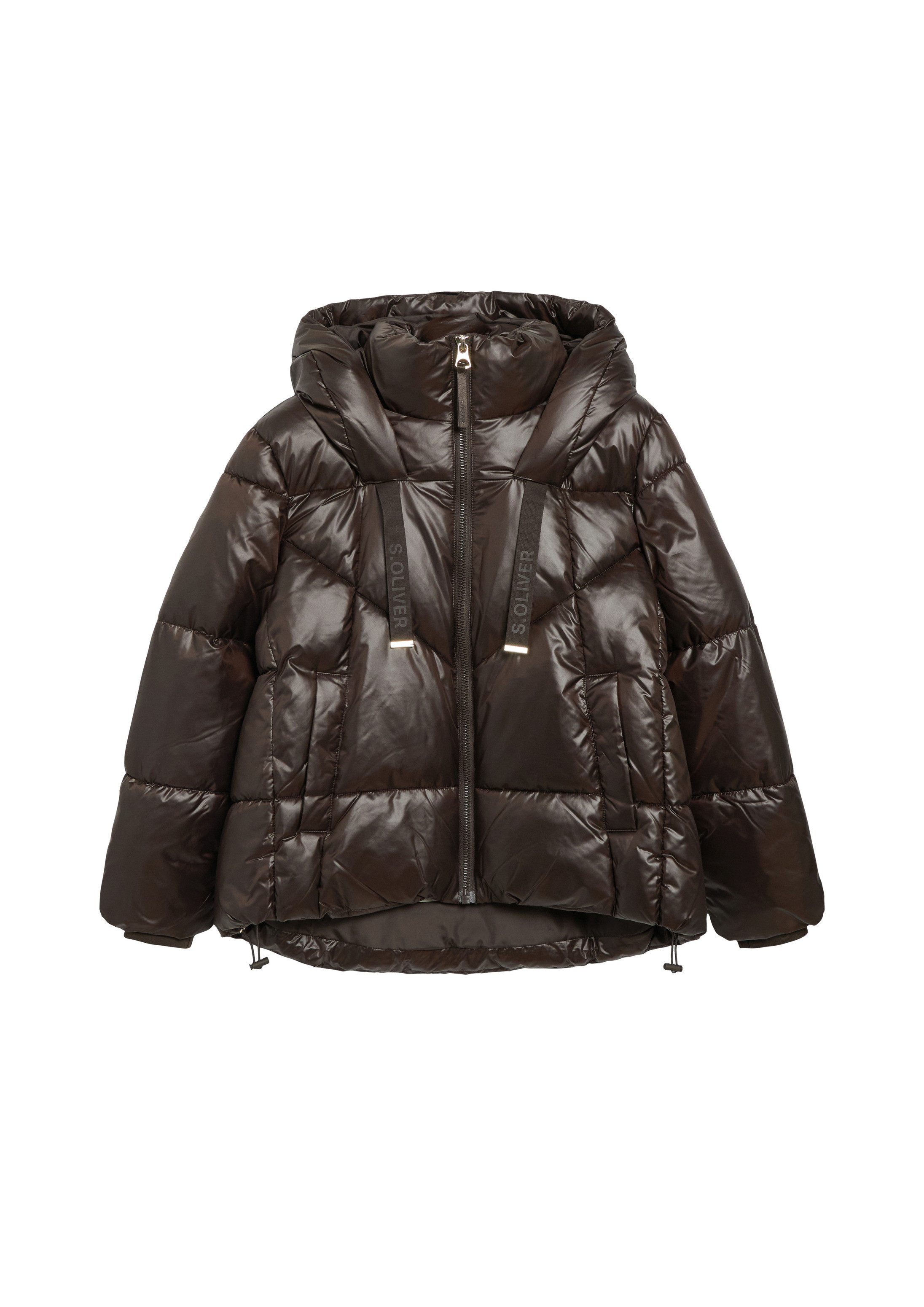 s.Oliver Winterjacke Outdoor-Jacke Pufferjacke in glänzender Optik – Bild 2 von 5