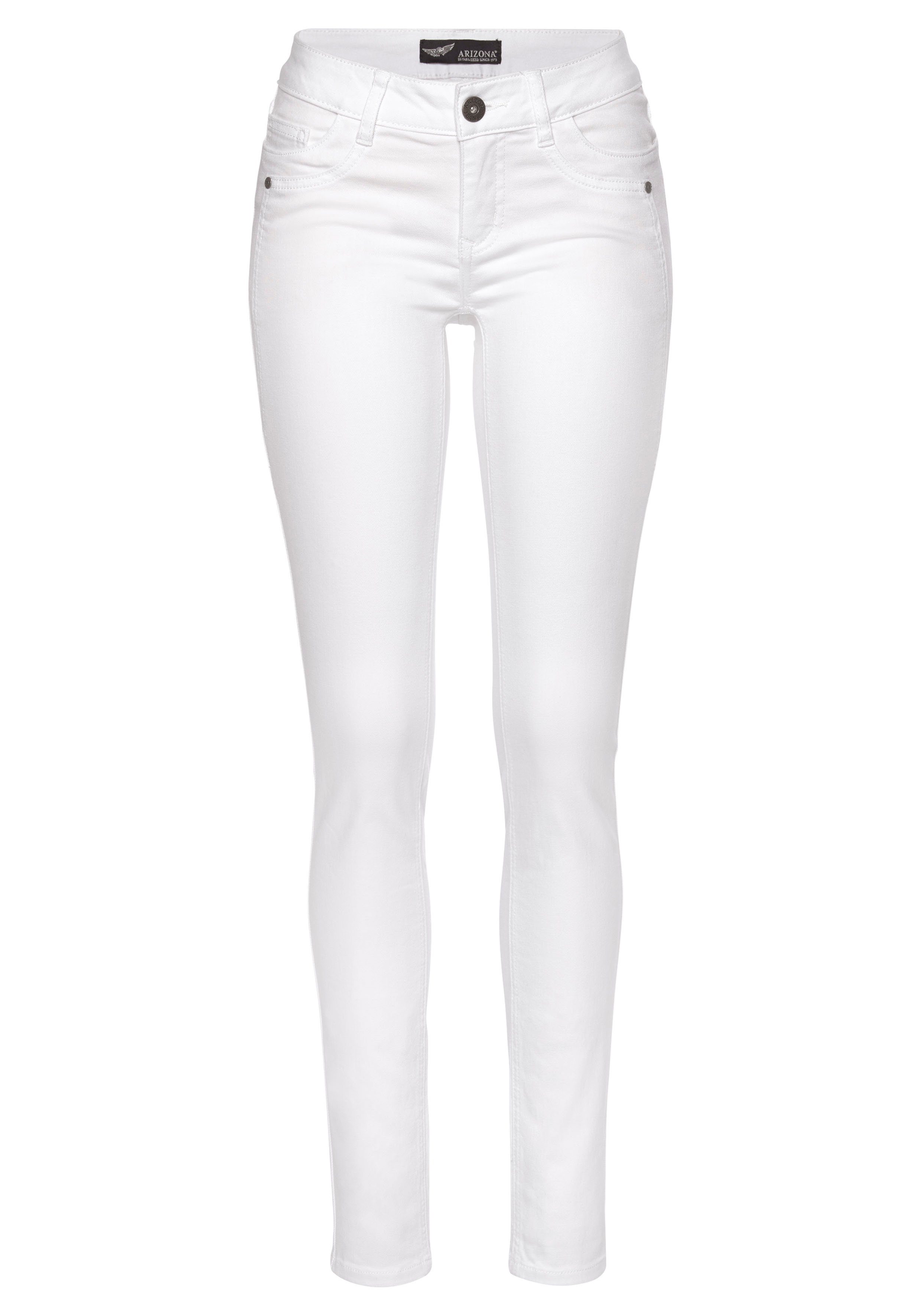 Arizona 5-Pocket-Jeans mit Keileinsätzen extra-enger Beinschnitt, niedrige Leibhöhe – Bild 4 von 5