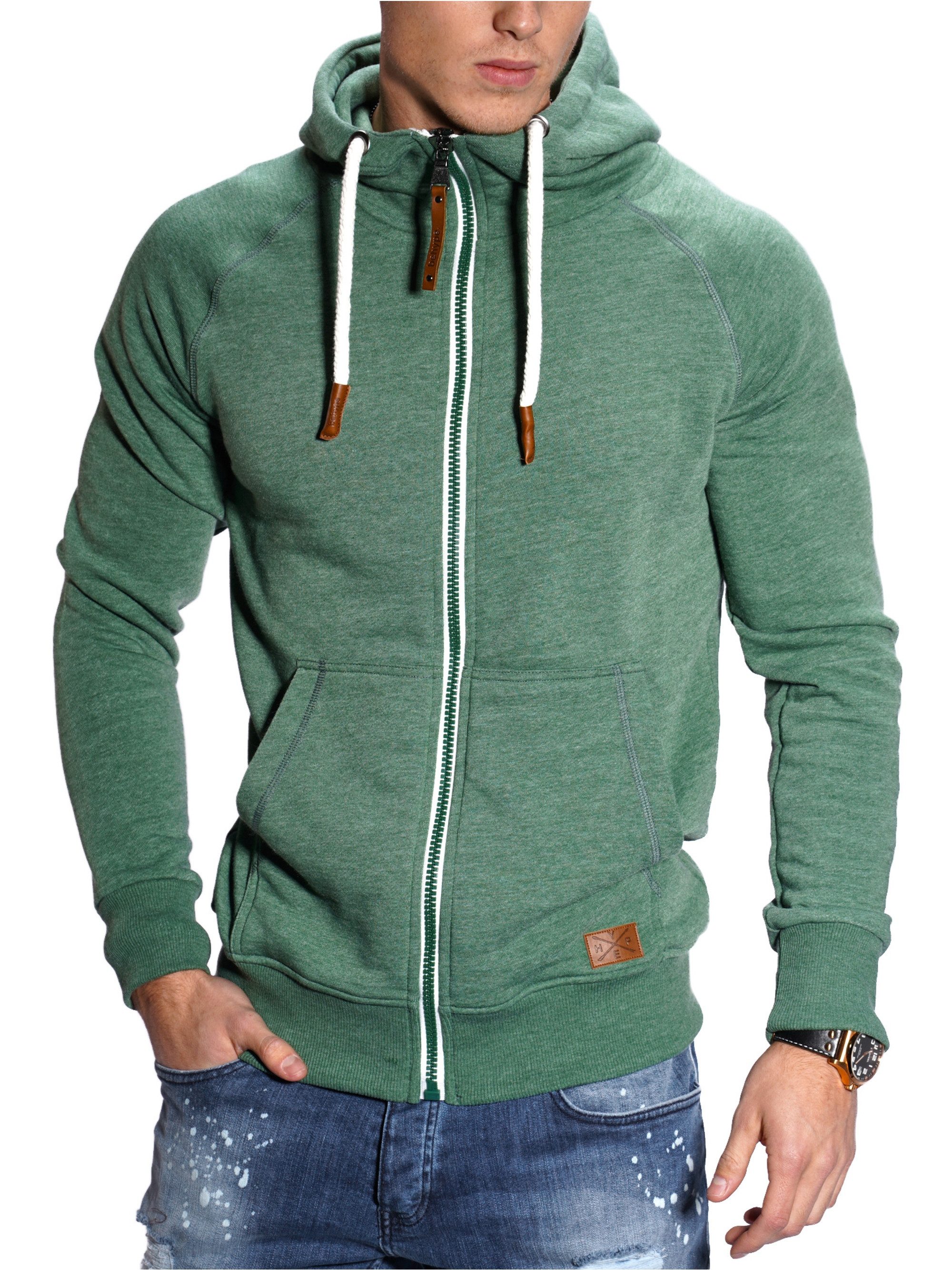 behype Sweatjacke BHTANSER mit praktischem Kordelzug günstig online kaufen