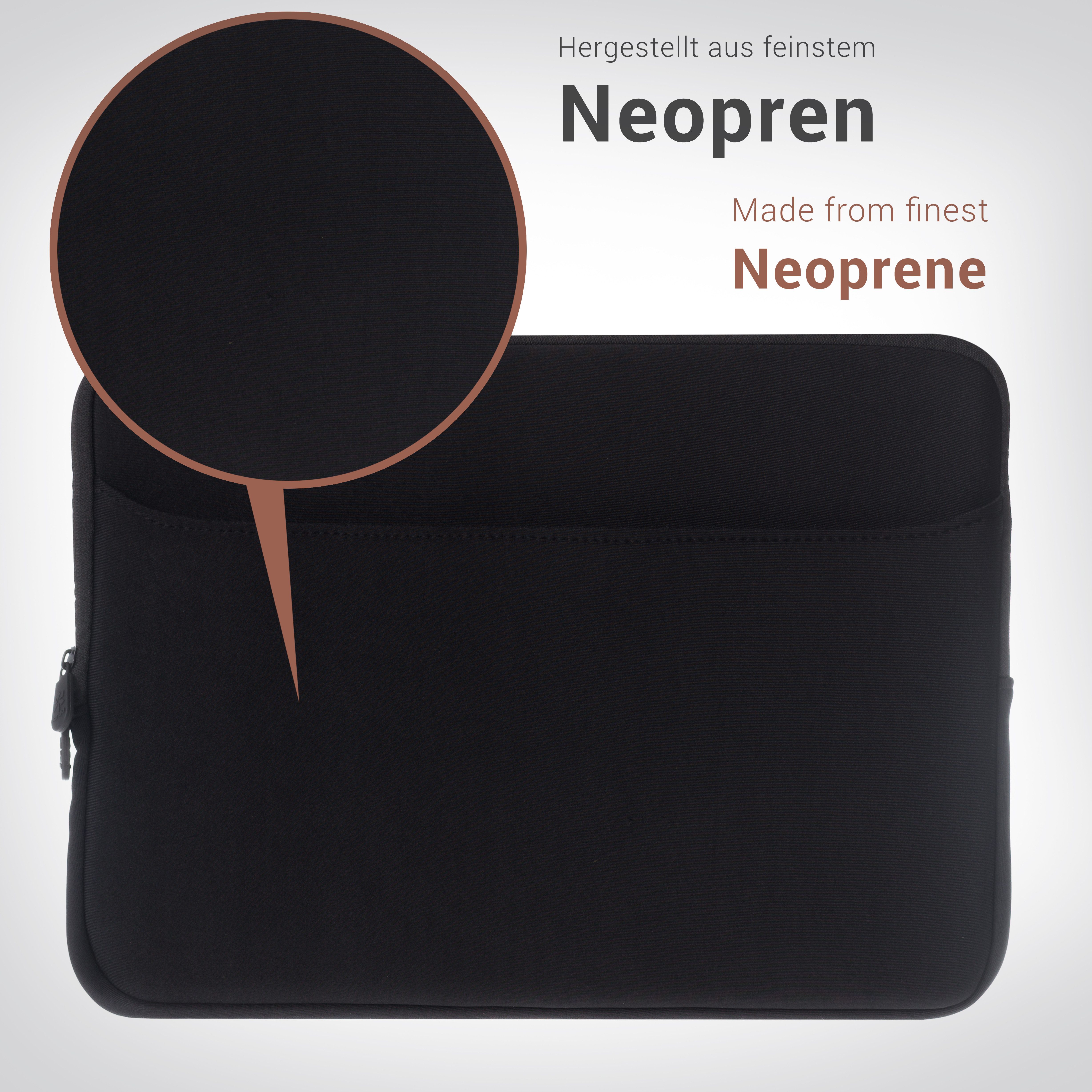honju Tablettasche Samsung Galaxy Tab S12+ / S10+ / S9+ FE / S9+ / S8+ Tasche, Neopren Sleeve mit großem Außenfach, Leichtgängiger Reißverschluss – Bild 3 von 5