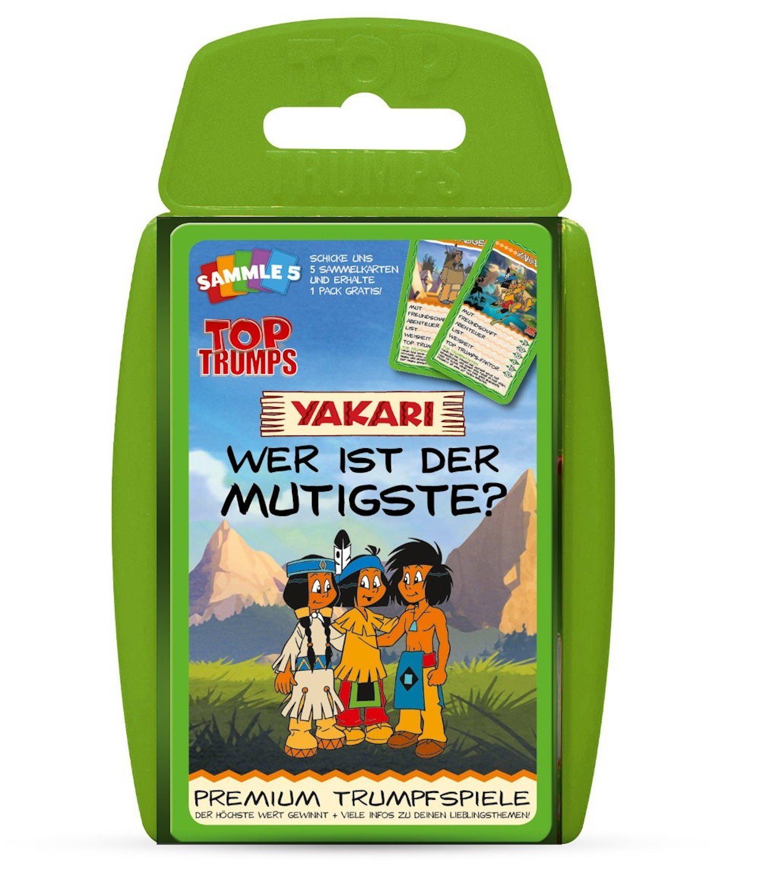 Winning Moves Spiel Top Trumps Yakari, Quartett