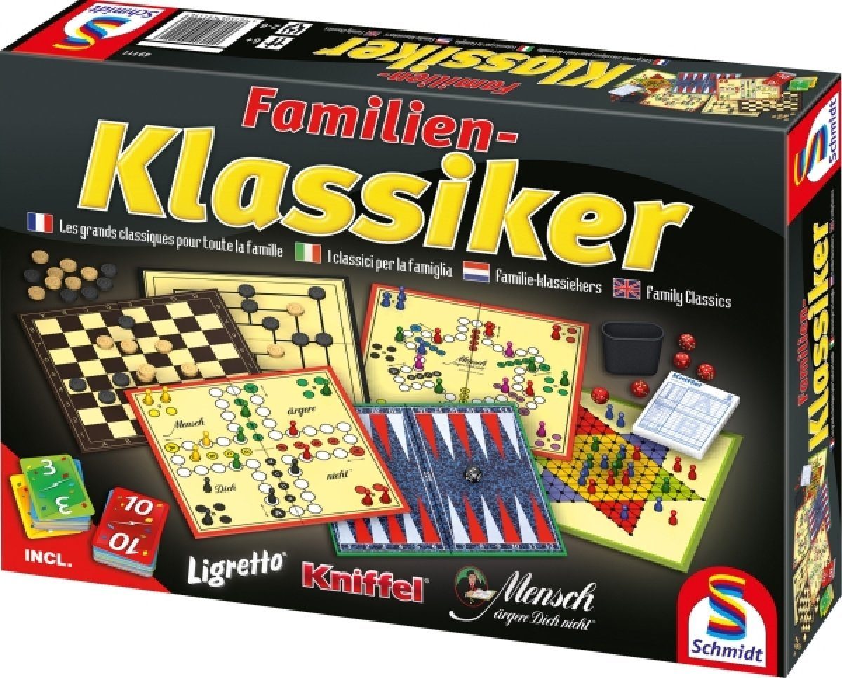 Schmidt Spiele Spiel, Familienklassiker Ligretto chrom