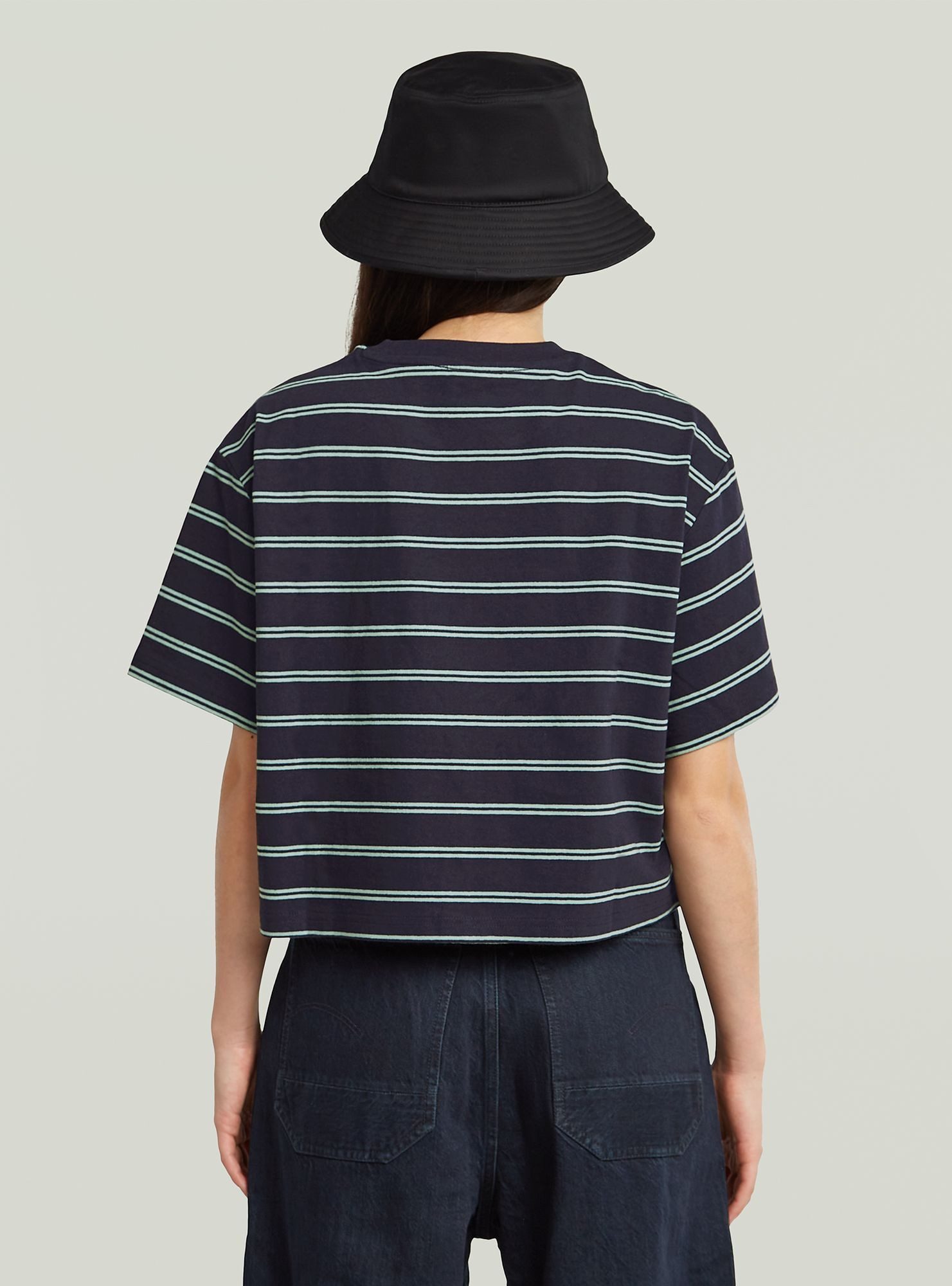 G-STAR T-Shirt A-Line Stripe Boxy T-Shirt
