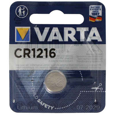 VARTA Varta CR1216 Lithium Batterie Batterie, (3,0 V)