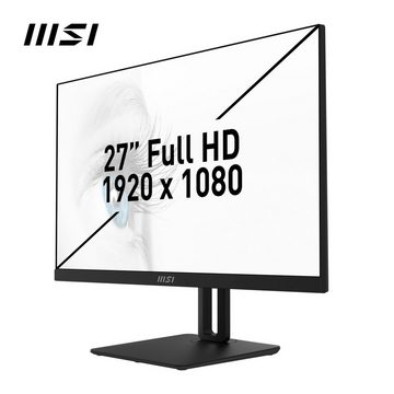 MSI PRO MP271AP LED-Monitor (68,6 cm/27 ", 1920 x 1080 px, Full HD, 1 ms Reaktionszeit, 100 Hz, IPS-LCD, höhenverstellbar, 3 Jahre Herstellergarantie)