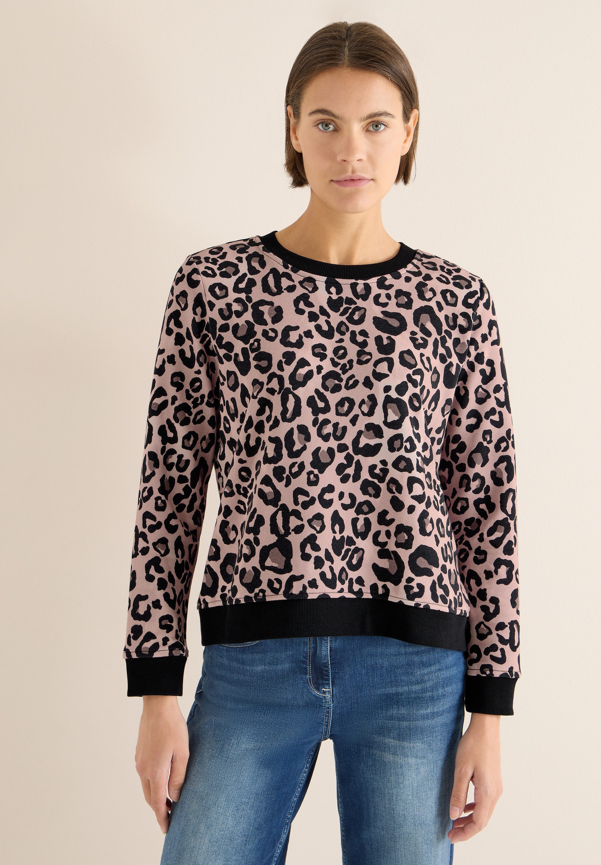 CECIL Sweatshirt im Leo Design