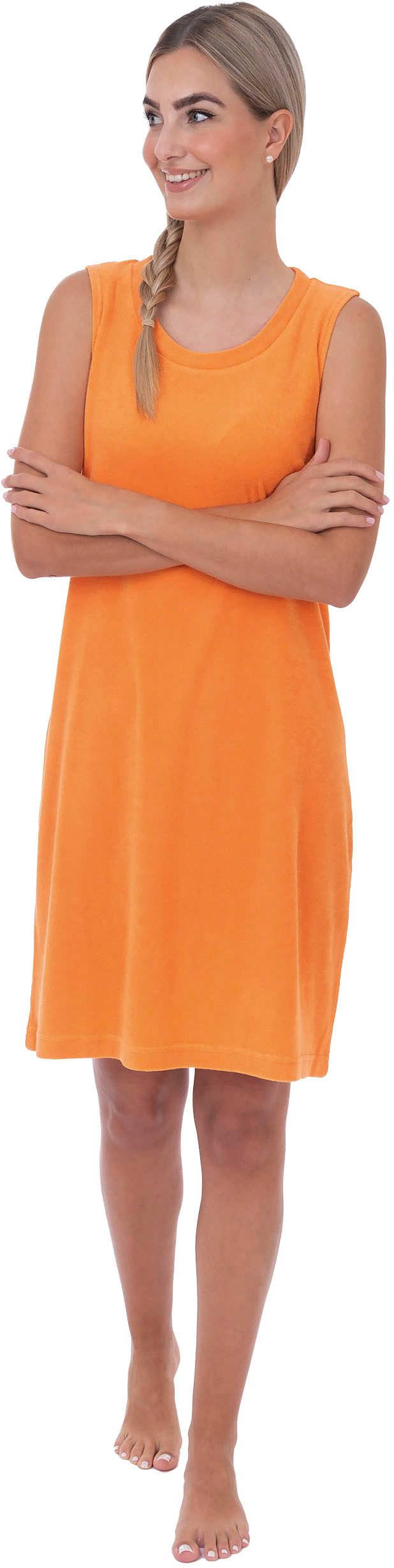 Wewo fashion Damenbademantel 048, Midilänge, Leichtfrottier, günstig online kaufen
