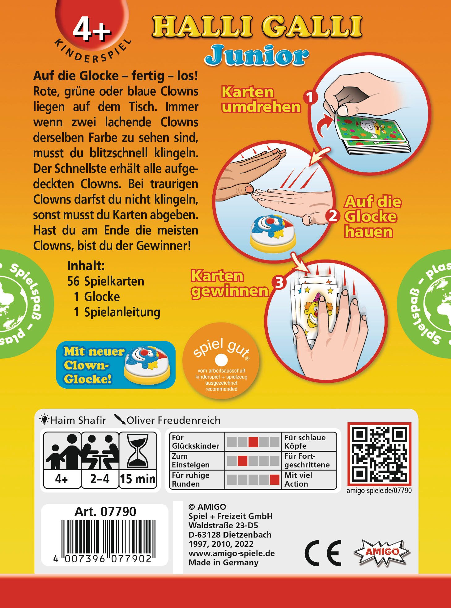 AMIGO Spiel Halli Galli Junior, Kinderspiel