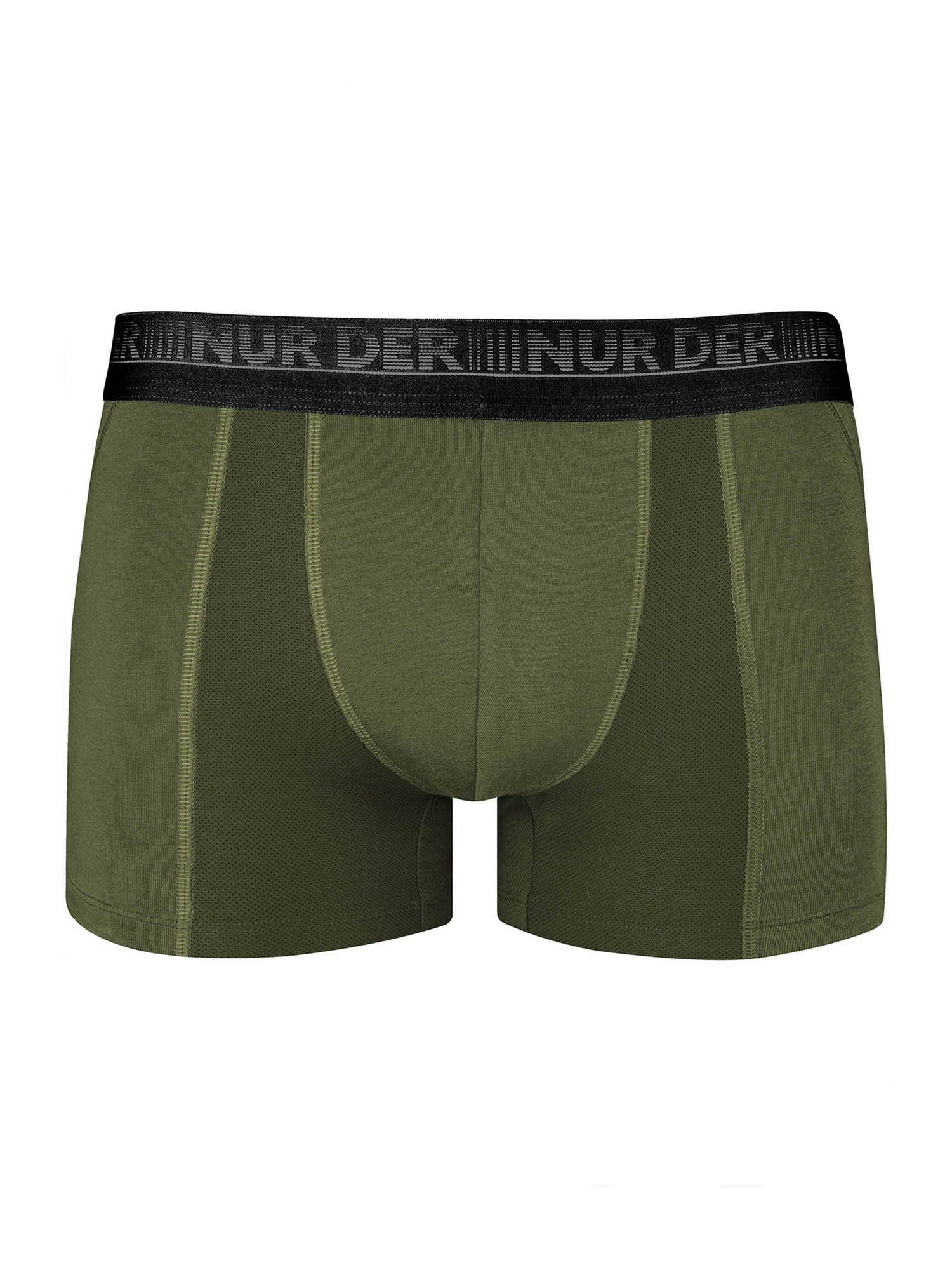 Retro-Boxer 3D-Flex retroshorts olivegrün Nur (3-St) boxershorts Boxer Der Air Retro
