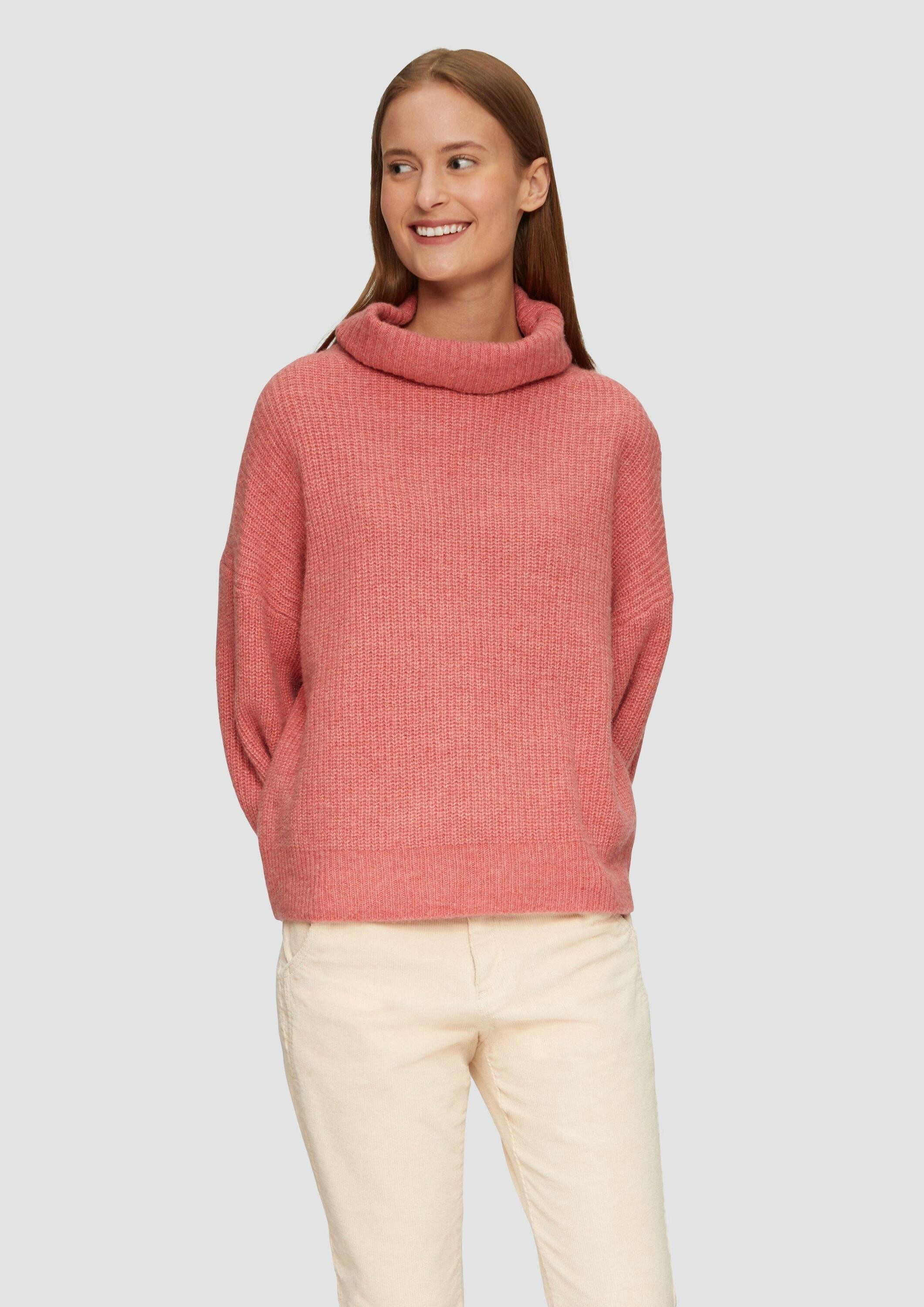 s.Oliver Longpullover Strickpullover Oversized Pullover mit günstig online kaufen