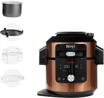 NINJA Multikocher Speed 10in1 Multikocher 4,7L Schnellkochtopf Heißluftfritteuse Fryer, 1760,00 W, 4,70 l Schüssel, mit Fritteuse, Elektrisch 7,5 L, Foodi MAX, Ohne Öl, Air, Slow Cooker