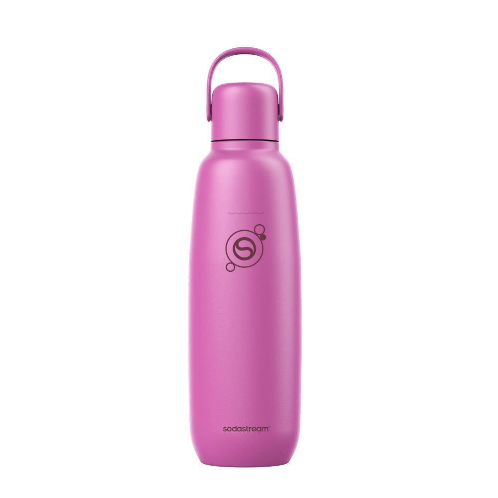 SodaStream Thermoflasche Metallflasche Fizz&go COOL DWS, 0,9 l, Trinkflasche, kompatibel mit SodaStream DUO, E-DUO, TERRA, ART & ENSO Wassersprudler