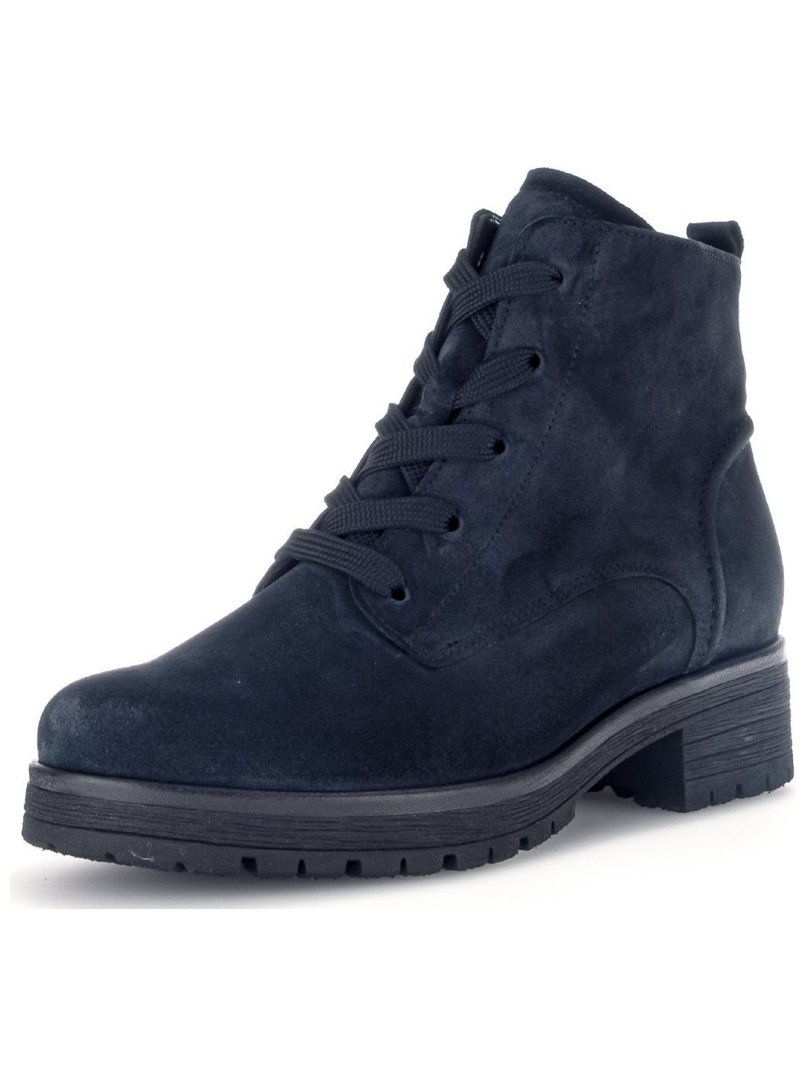 Gabor Stiefelette Veloursleder Schnürstiefelette