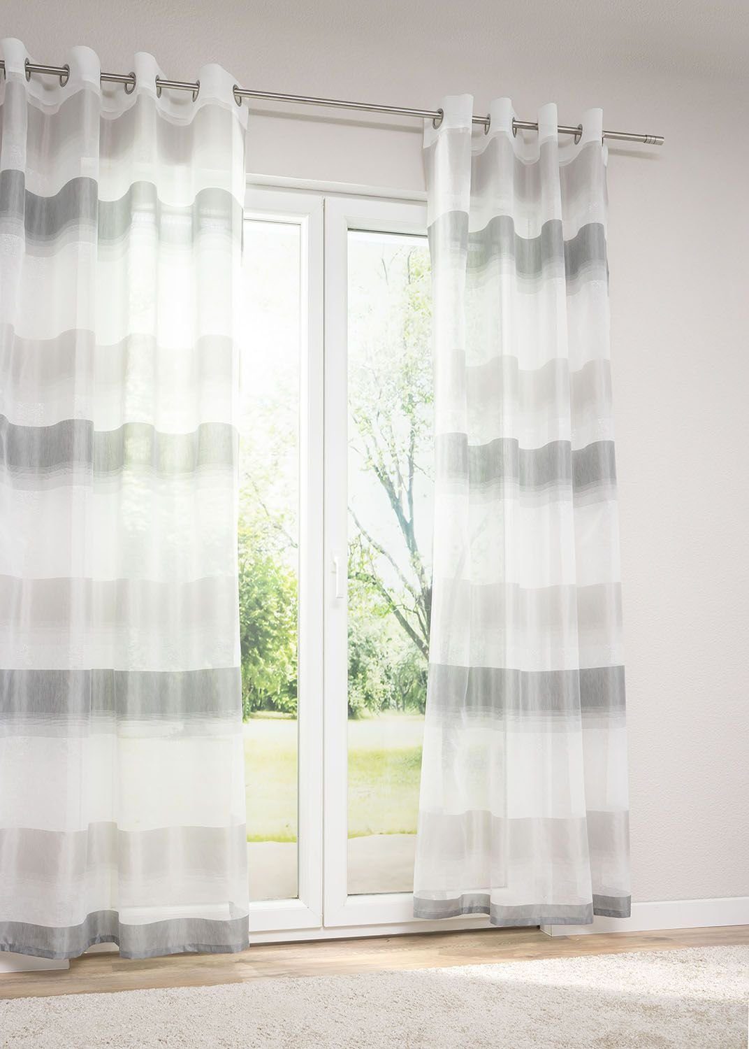 LYSEL® Vorhang Luisa Hellgrau, (1 St), günstig online kaufen