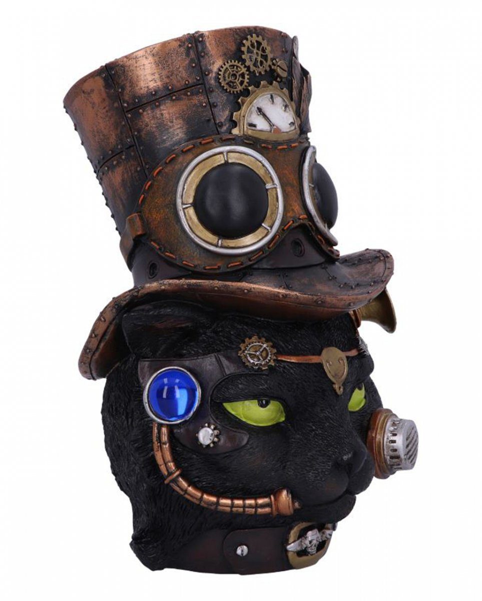 Horror-Shop Dekofigur Steampunk Katzen Figur Ges Mogg Felius cm 28,8 als